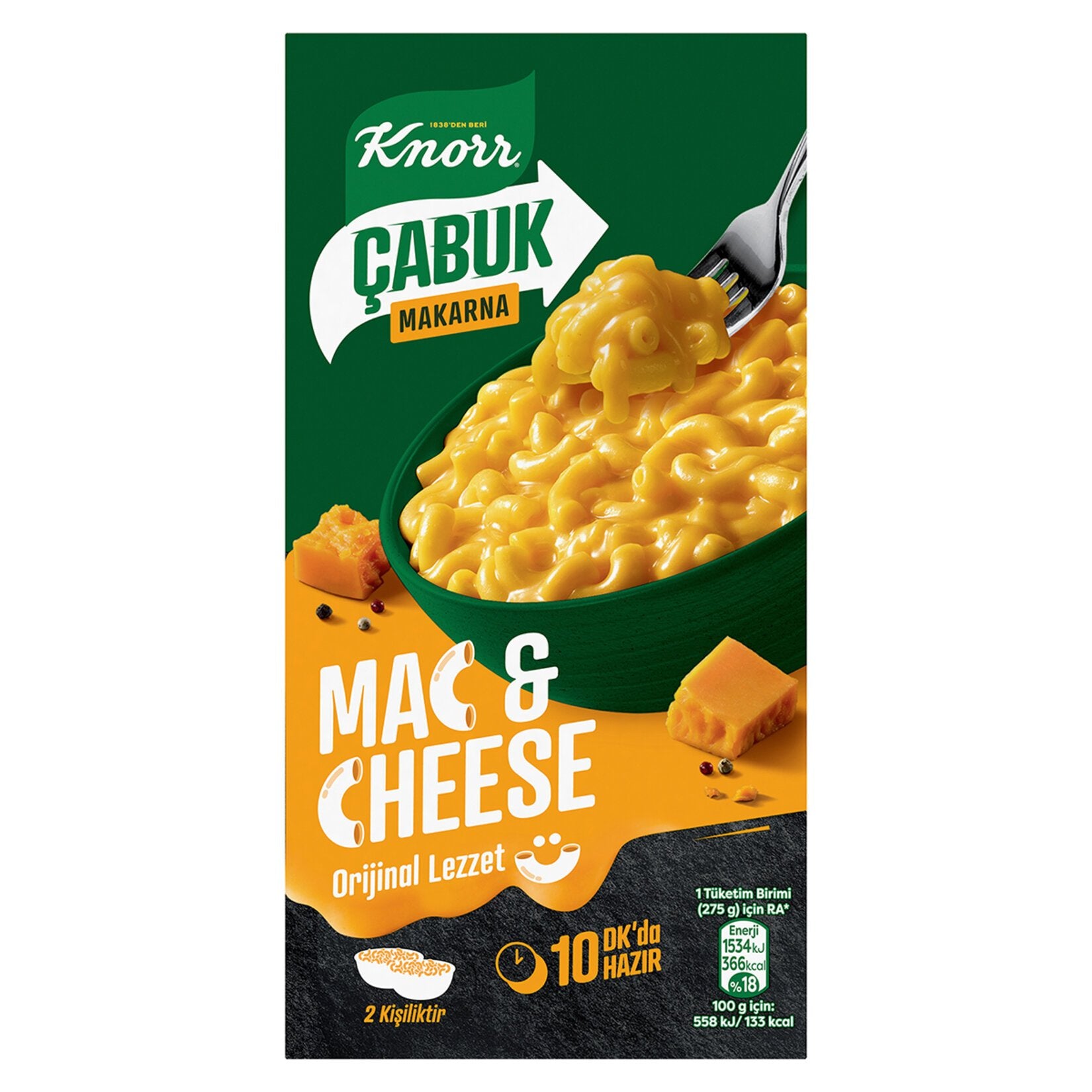 Knorr Quick Mac & Cheese Cheesy Pasta 212 g