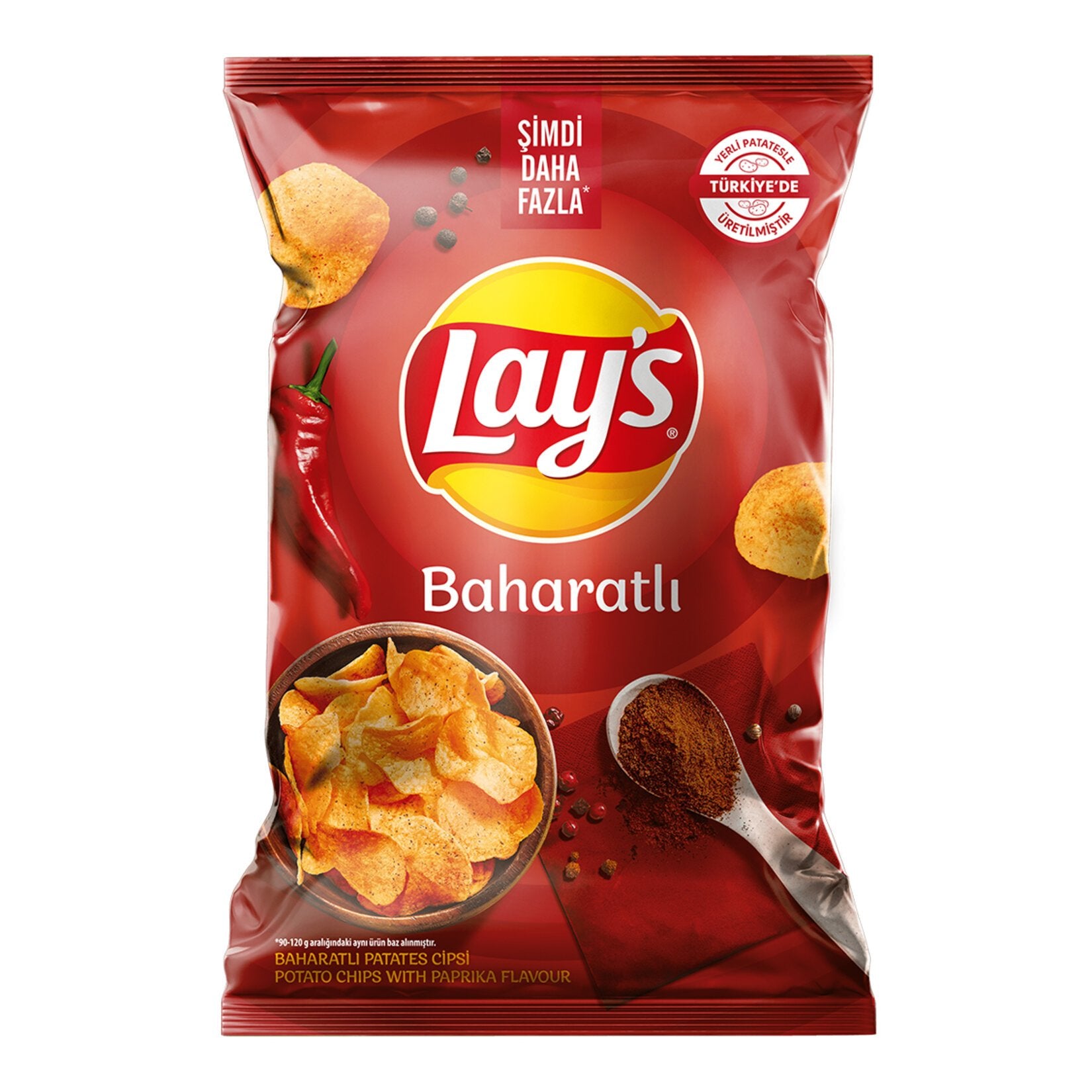Lay’s Spicy Seasoned Potato Chips – Super Size 125g