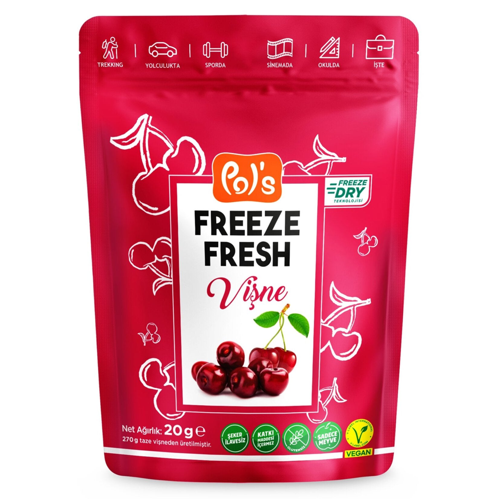 Pol's Freeze Fresh Sour Cherry – 20g