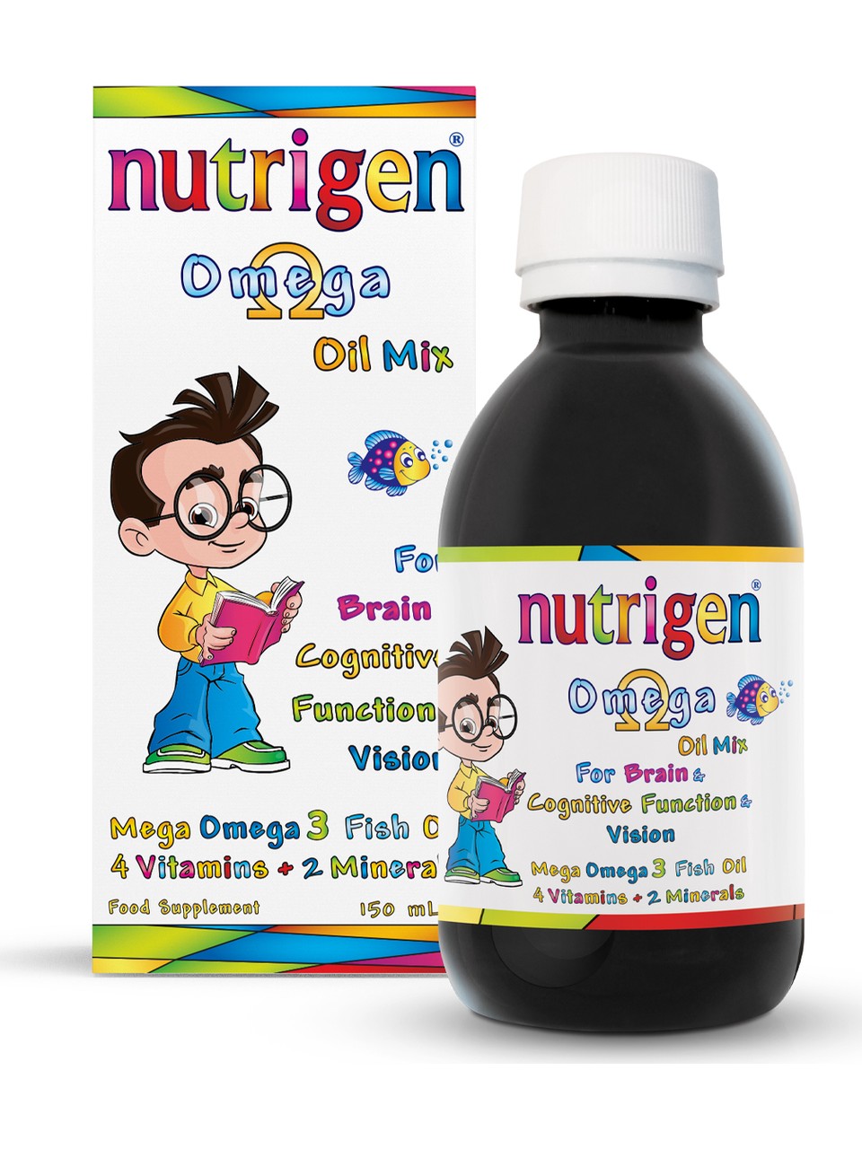 نوتريجين أوميغا 3 شراب للأطفال – 200 مل
