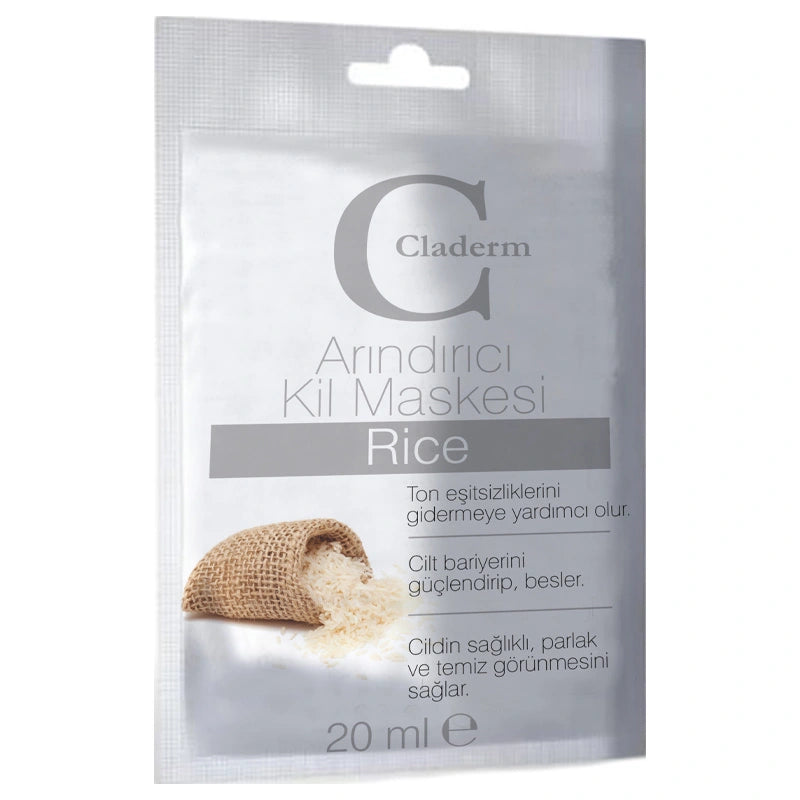 قناع الطين المنقّي من كلاديرم – 20 مل 5 حبات متنوعة