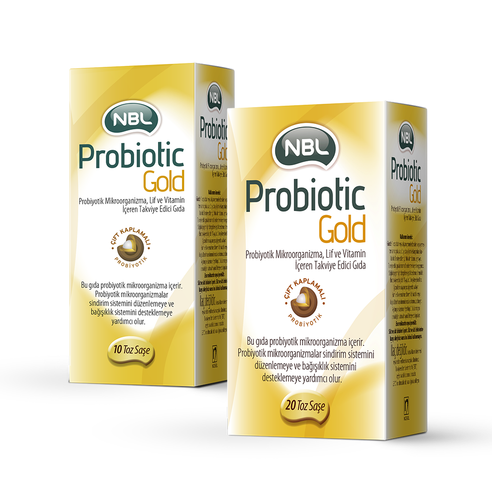 إن بي إل بروبيوتيك جولد – مكمل غذائي لدعم صحة الجهاز الهضمي (20 كيس بودرة)