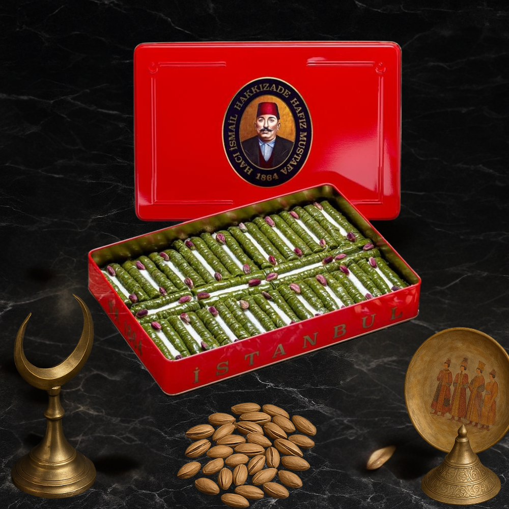 بقلاوة برنسيس بالفستق من حافظ مصطفى (متوفر حجمين)