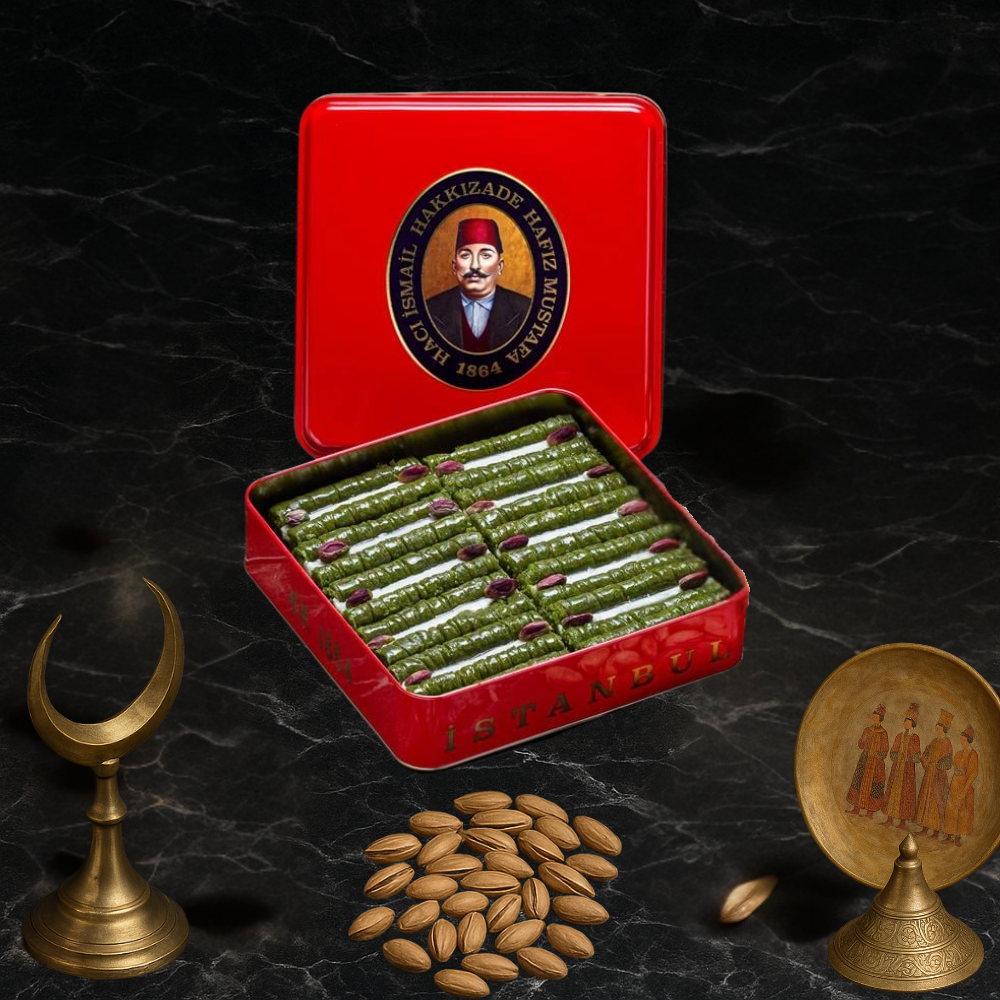 بقلاوة برنسيس بالفستق من حافظ مصطفى (متوفر حجمين)