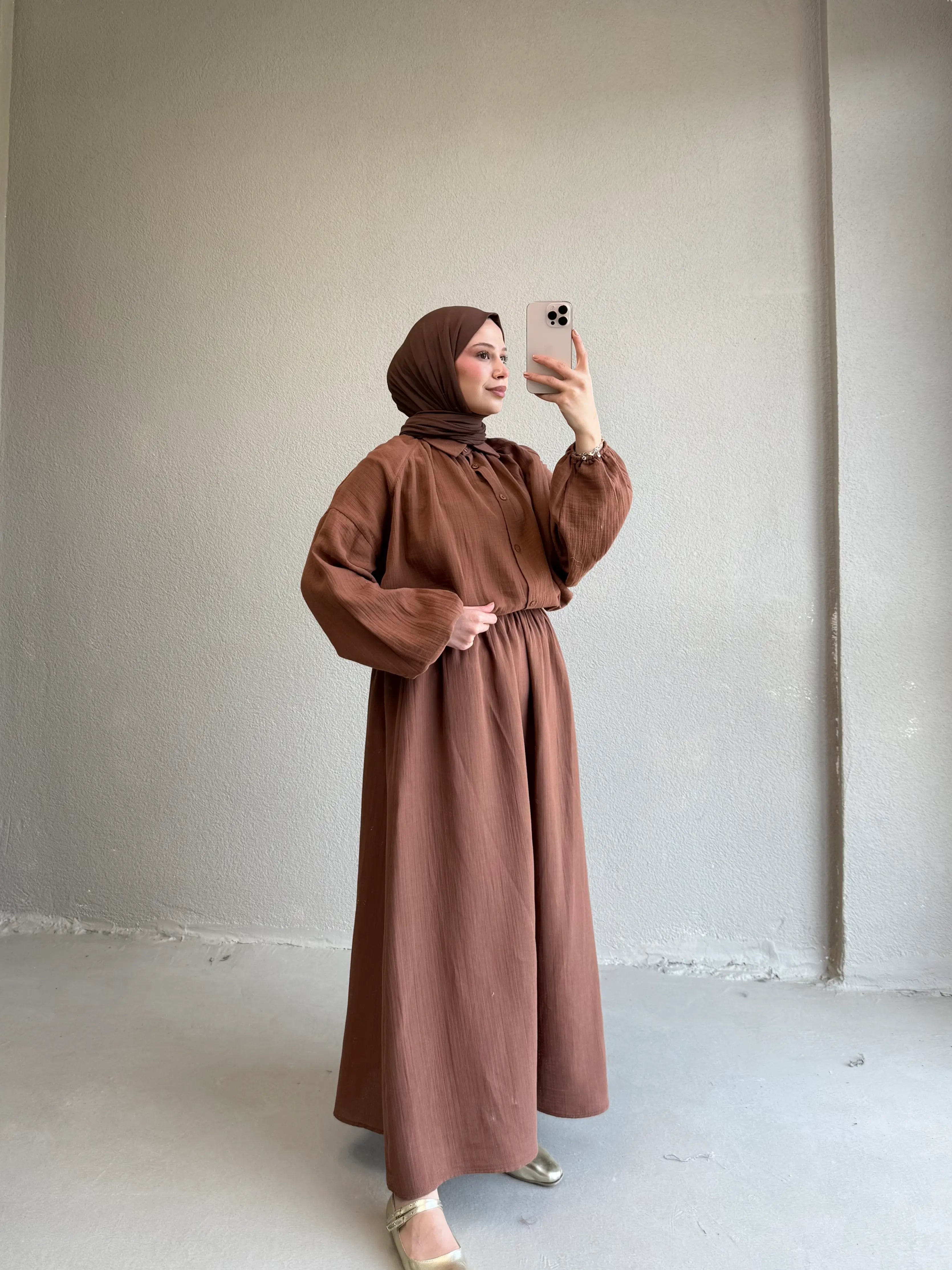 Elegant muslin skirt Set Suitable for hijab