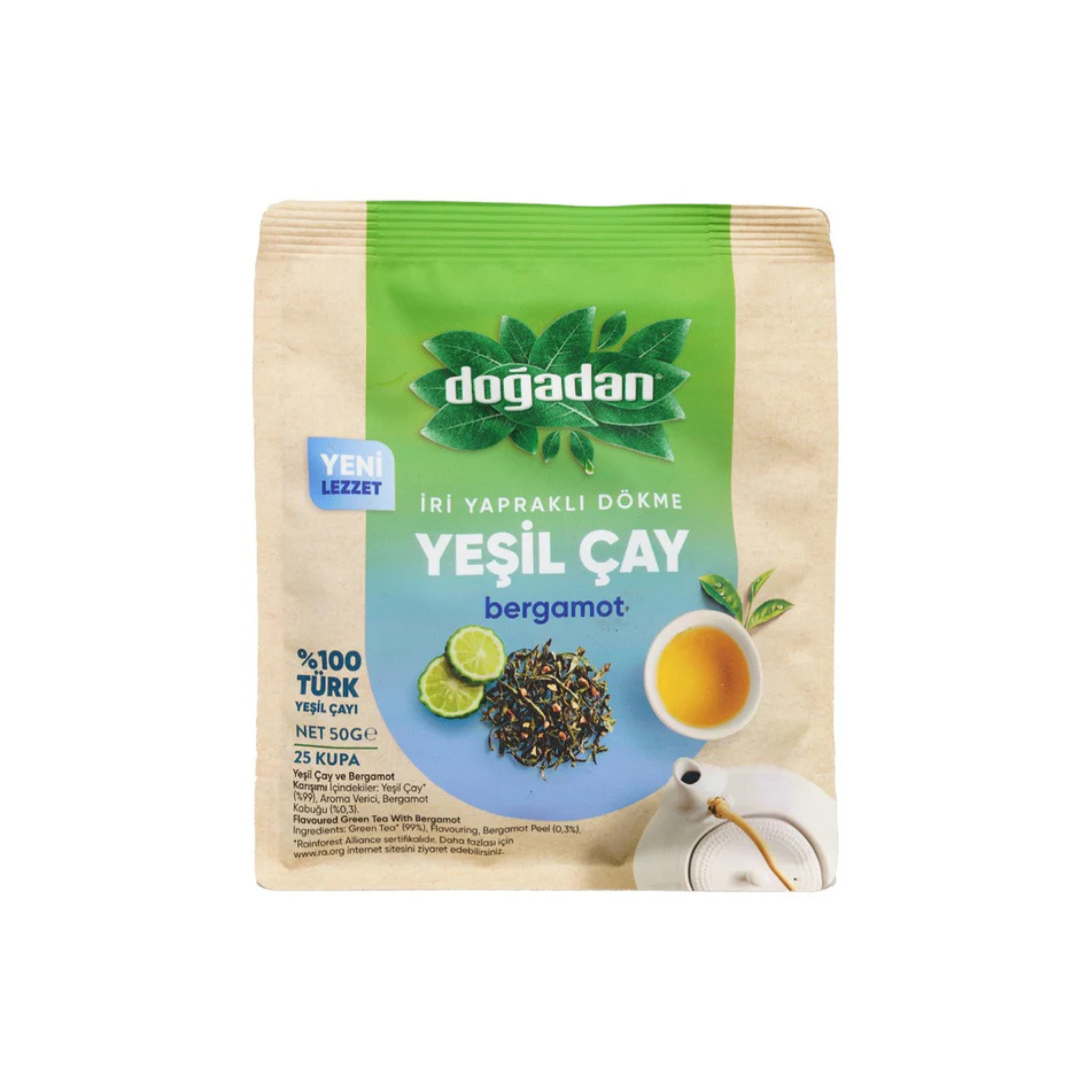 Dogadan Loose Leaf Green Tea with Bergamot 50g