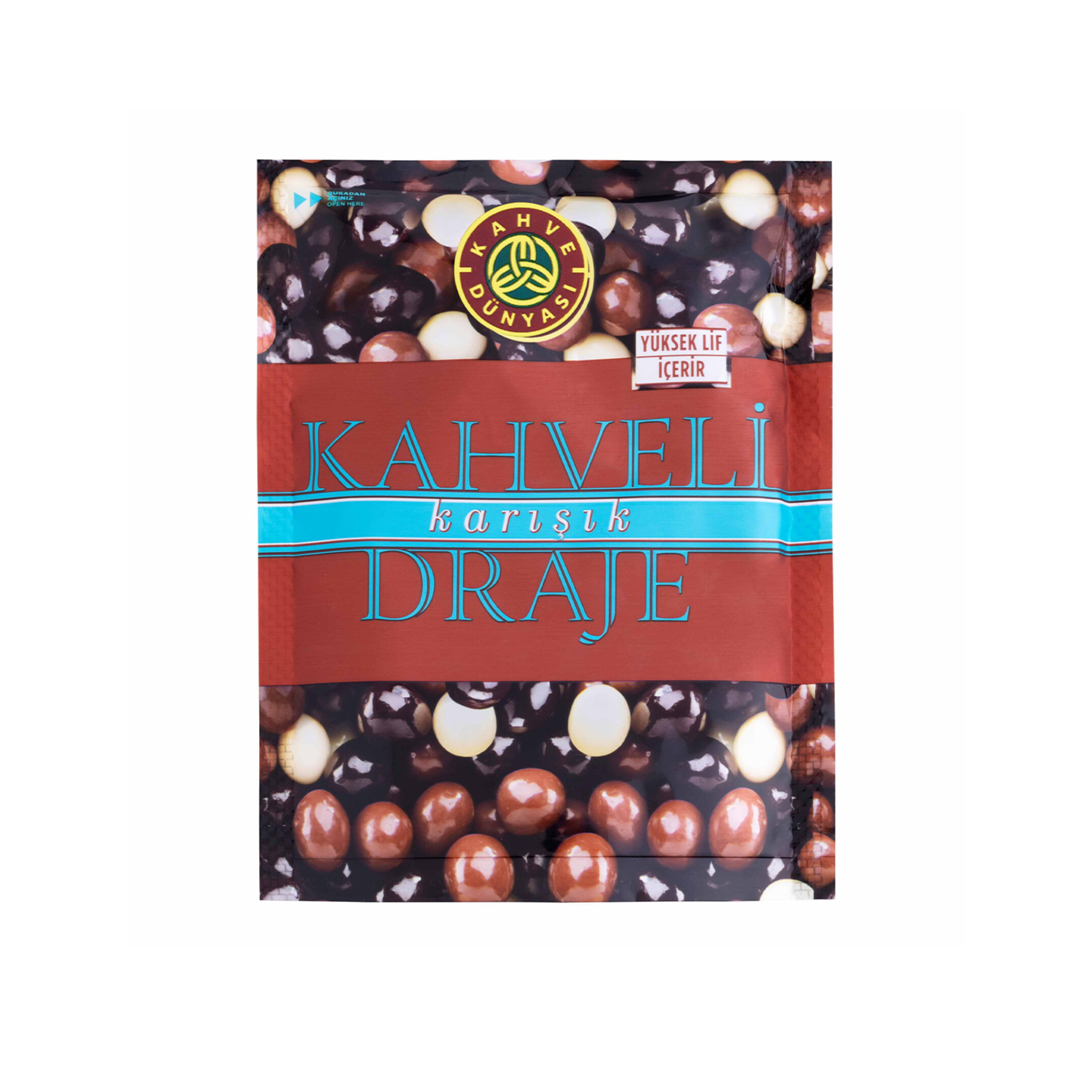 دراجيه شوكولاتة بنكهة القهوة من (Kahve Dünyası) ١٢٠غ – حلوى شوكولاتة بطعم غني