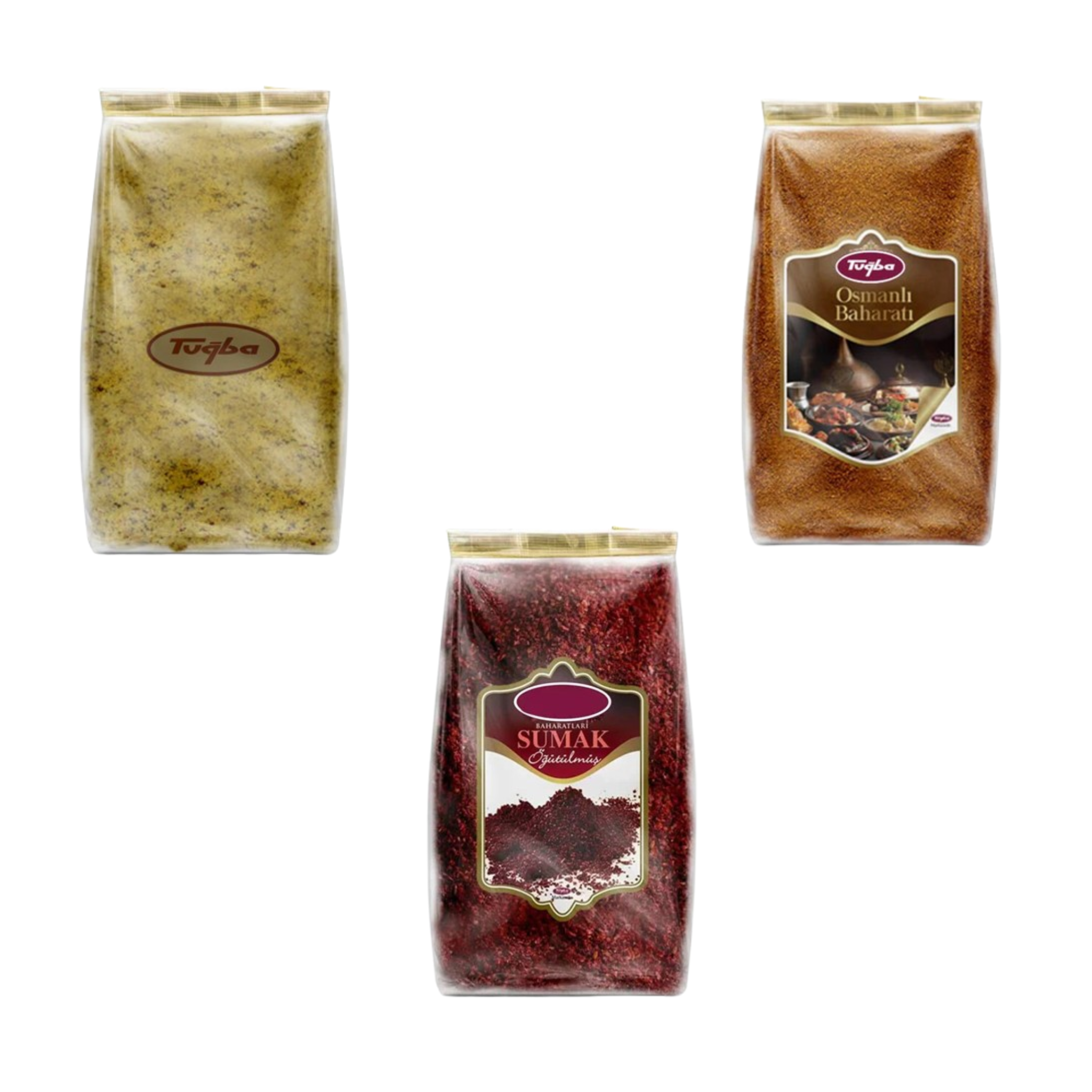 Triple Turkish Spice Box – Turkish Sumac, Ottoman Spices, and Natural Maggi Substitute