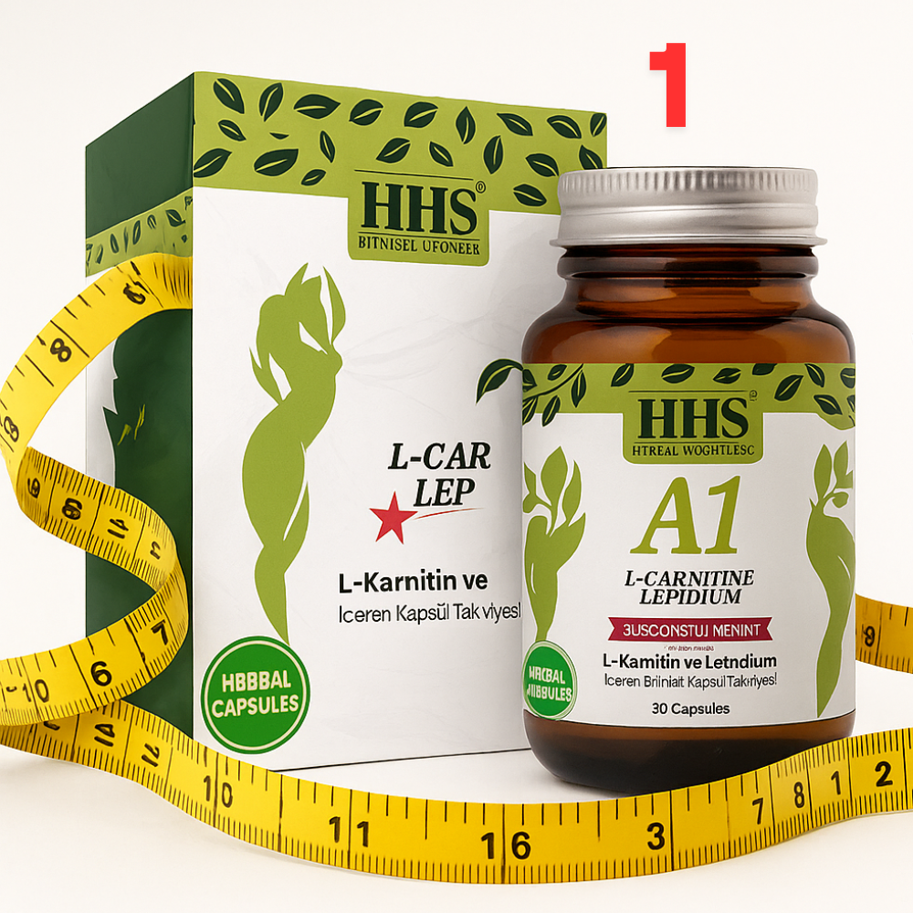 2 x HHS A1 L-Carnitine Lepidium (30 Capsules) + 1 x HHS Slimming Tea (60 Tea Bags) 💥 Now with 40% OFF!