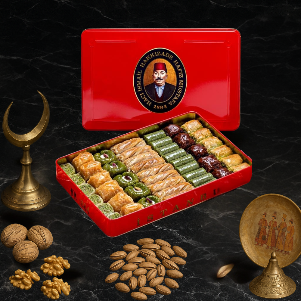Hafiz Mustafa Pistachio-Walnut Baklava Assortment