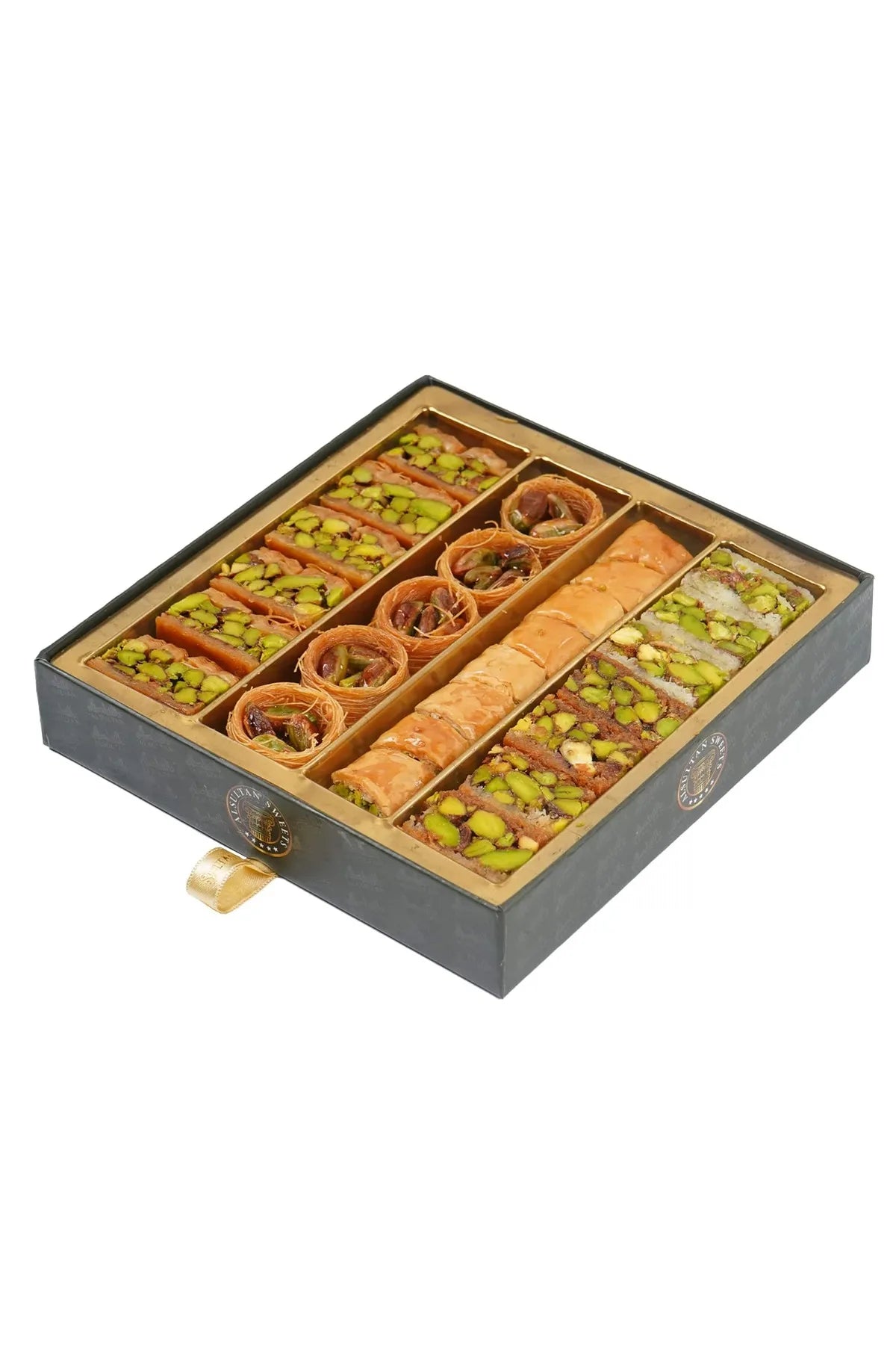 حلويات السلطان – تشكيلة بقلاوة فاخرة 6 أنواع (250 غرام)