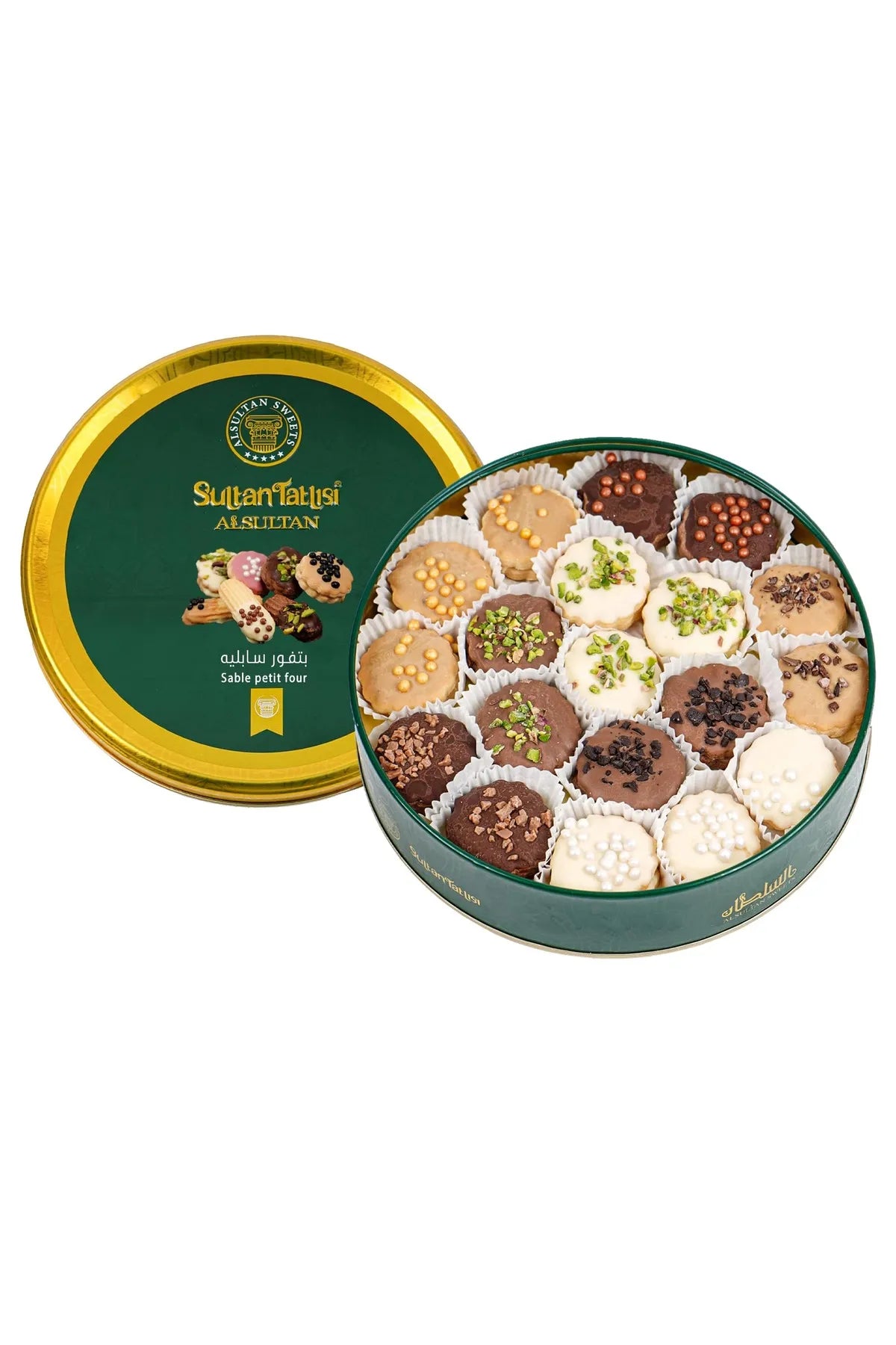 حلويات السلطان – بيتفور فاخر بقطع الشوكولاتة (600 غرام)