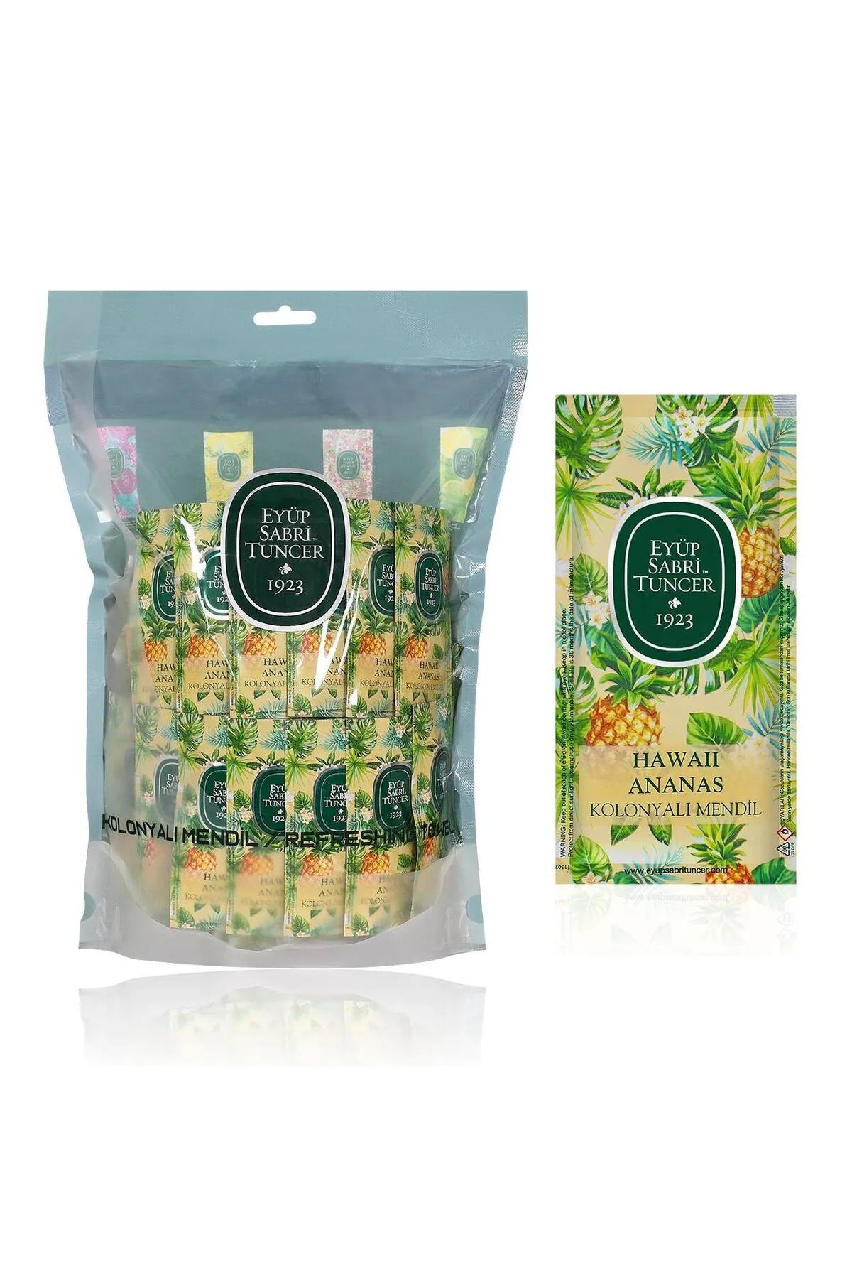 Eyüp Sabri Tuncer Hawaii Pineapple Cologne Wipes – 150 Pieces