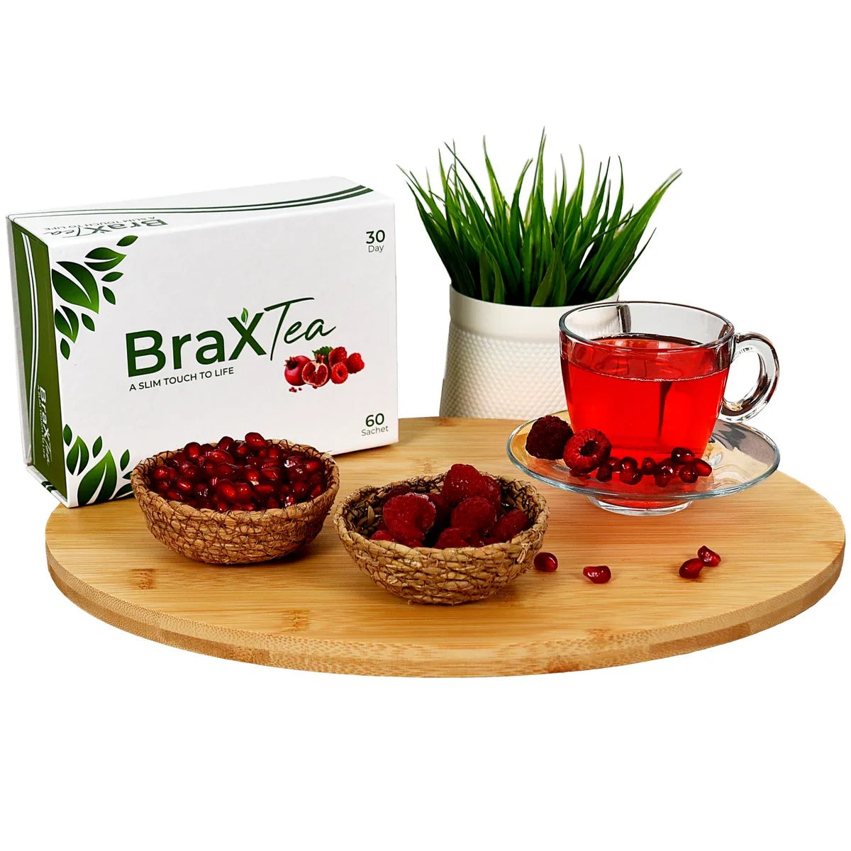 Brax Pomegranate & Raspberry Detox Tea