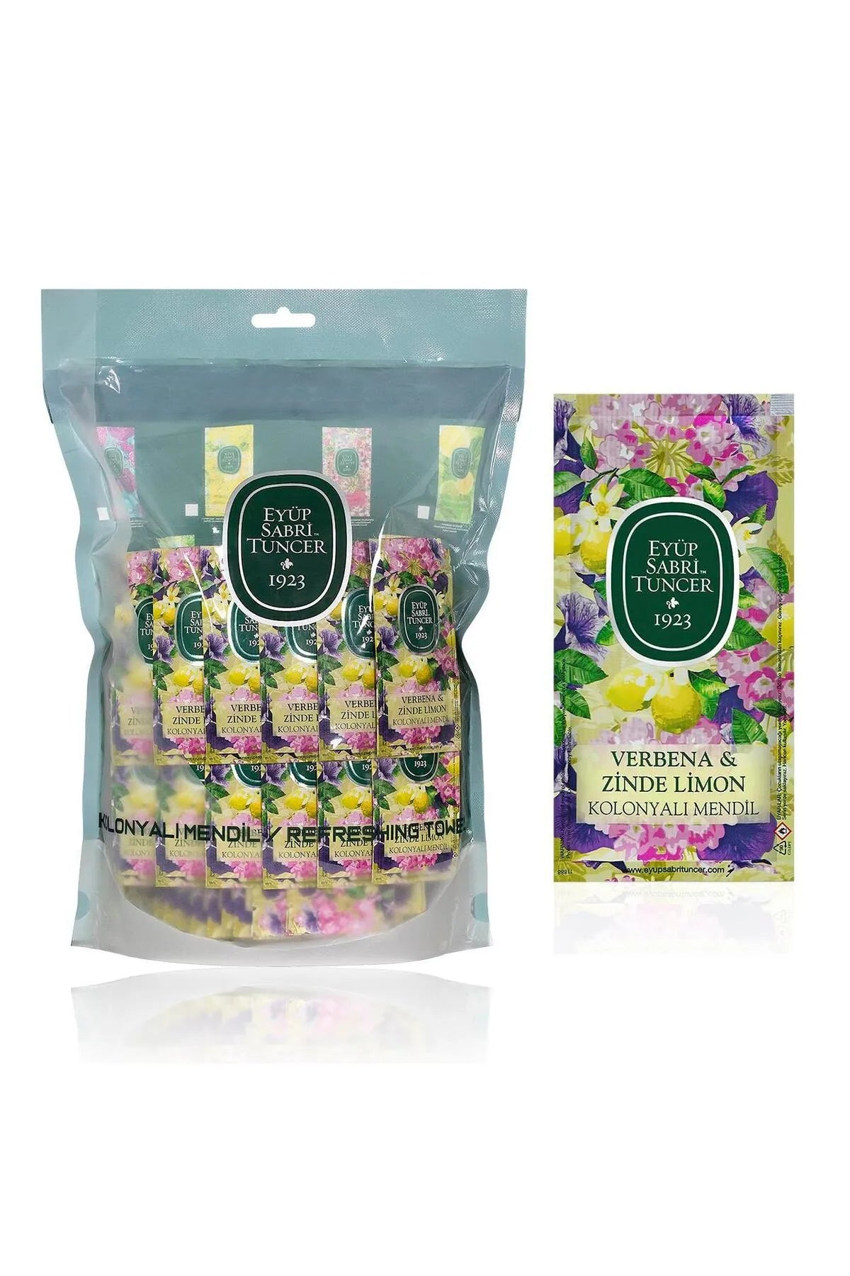 Eyüp Sabri Tuncer Verbena & Refreshing Lemon Cologne Wipes – 150 Pieces