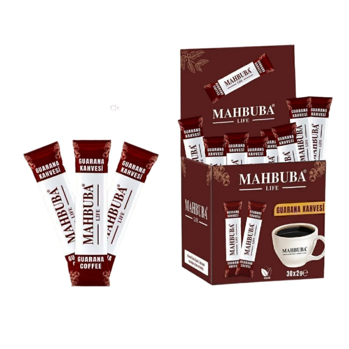 Mahbuba Life Guarana Detox Coffee – 30 Sachets (60g)