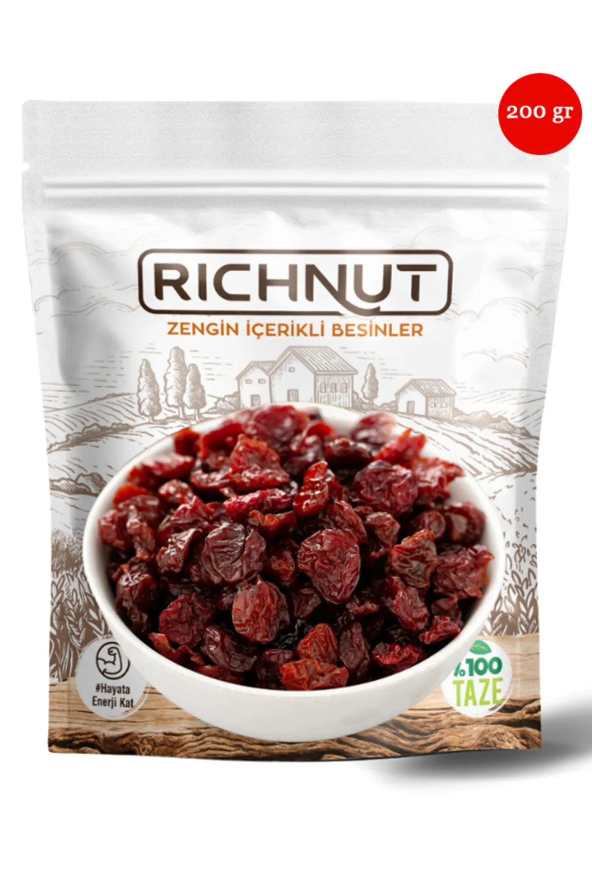 RİCHNUT –Sugar free Dried Cranberry 200g