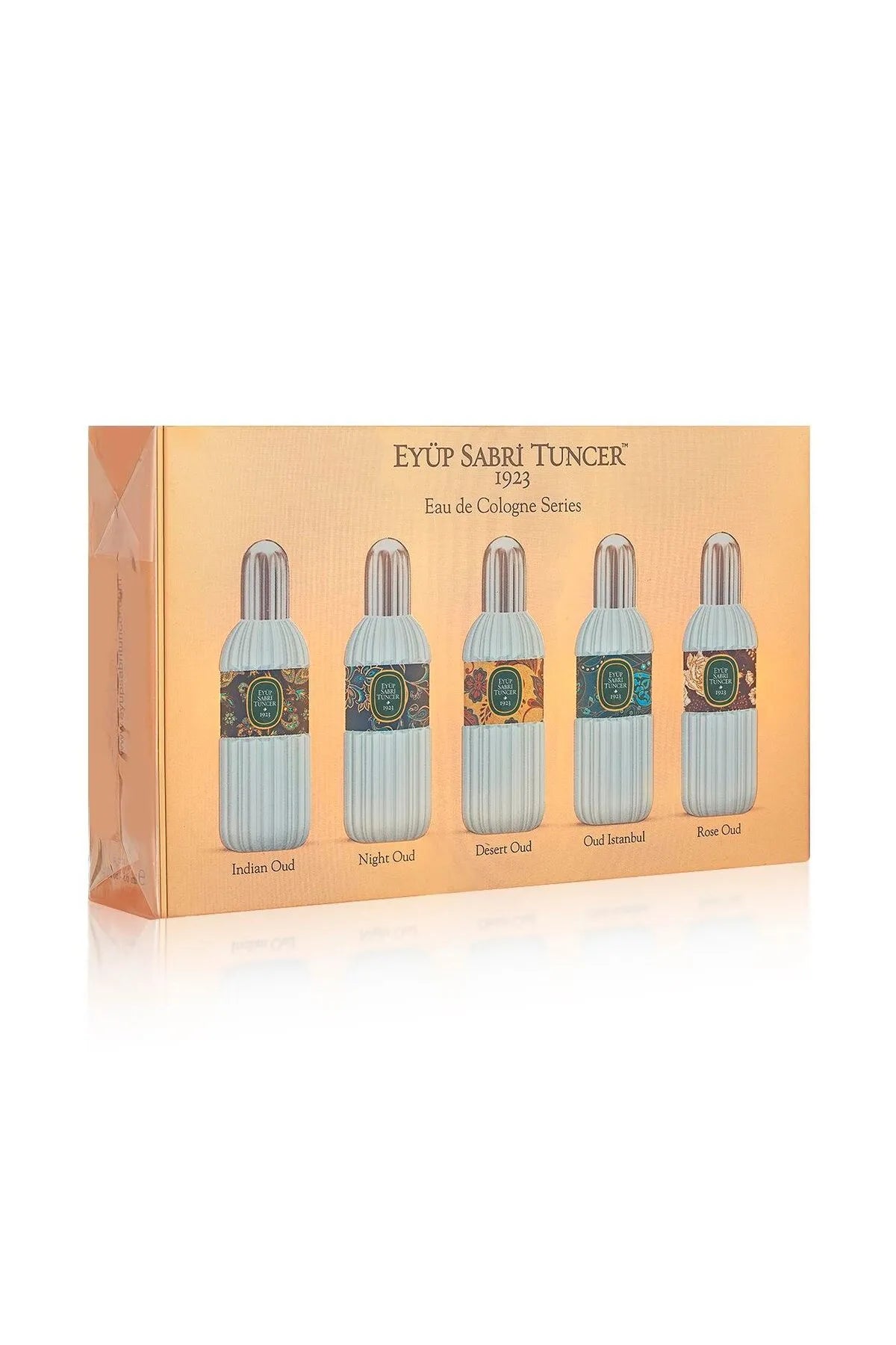 Eyüp Sabri Tuncer Oud Deluxe Cologne Set 5×16 ml – A Touch of Elegance in Every Spray