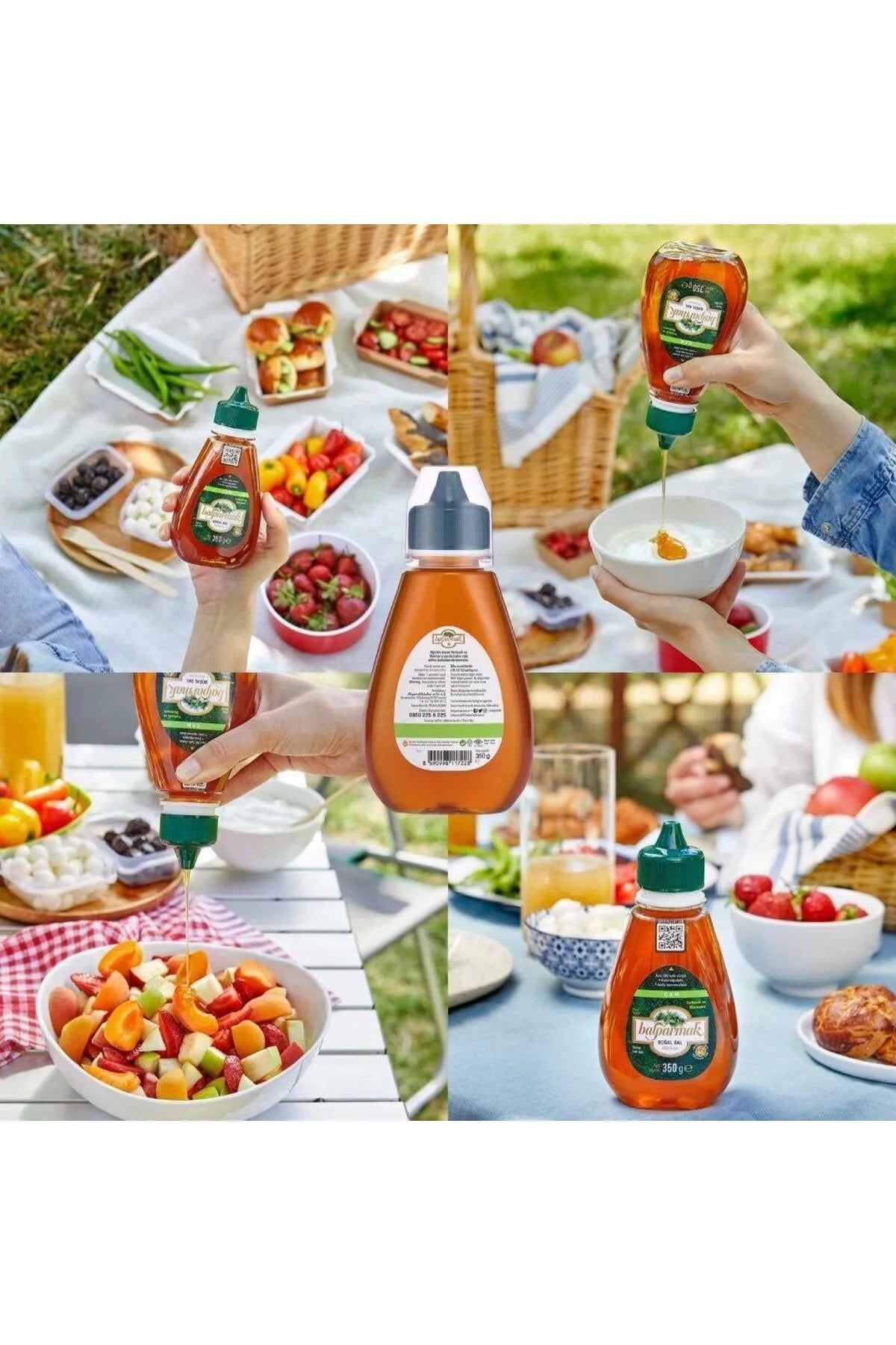 عسل الصنوبر الطبيعي من بال بارماك - عبوة 350 جرام