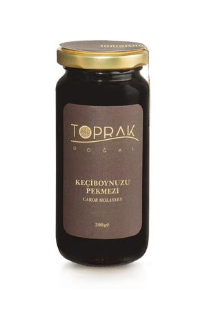 Toprak Dogal Carob Molasses 300g & Double Roasted Tahini 250g Set