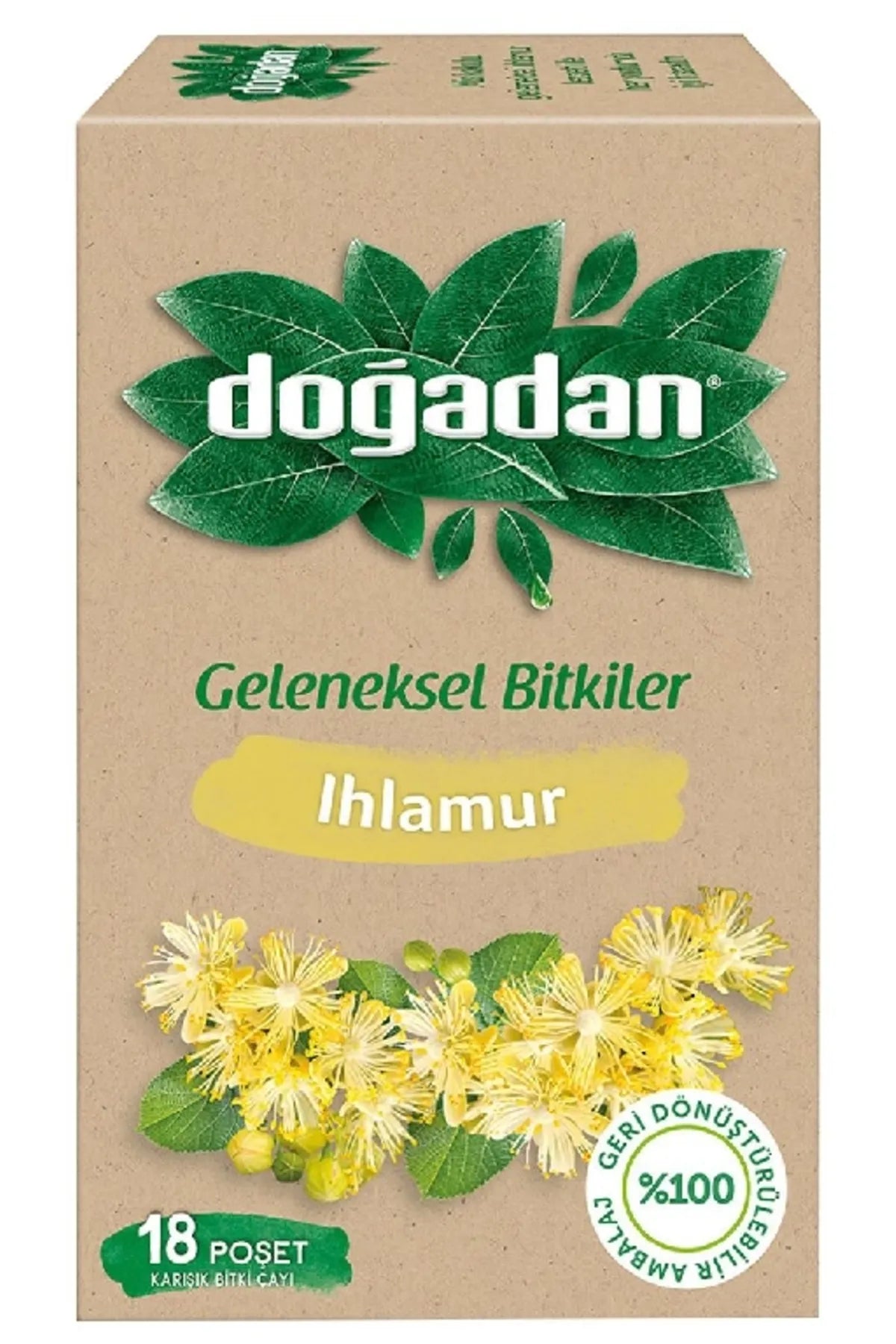 شاي الزيزفون من Doğadan – دوغادان | 18 كيس شاي