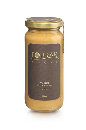 Toprak Dogal Carob Molasses 300g & Double Roasted Tahini 250g Set