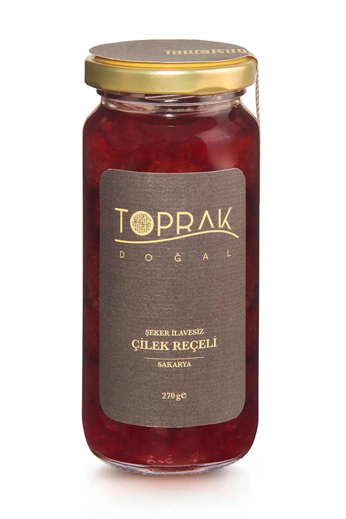 Toprak Dogal Sugar-Free Strawberry Jam 270g