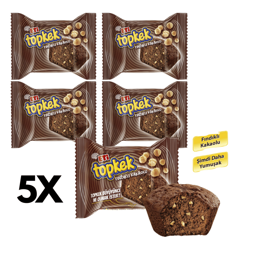 Eti Topkek (Strawberry, Orange , hazelnuts Mix Fruits) Flavor