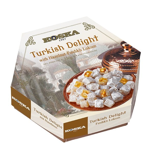 Koska Turkish Delight With Hazelnut (250gr , 500gr)