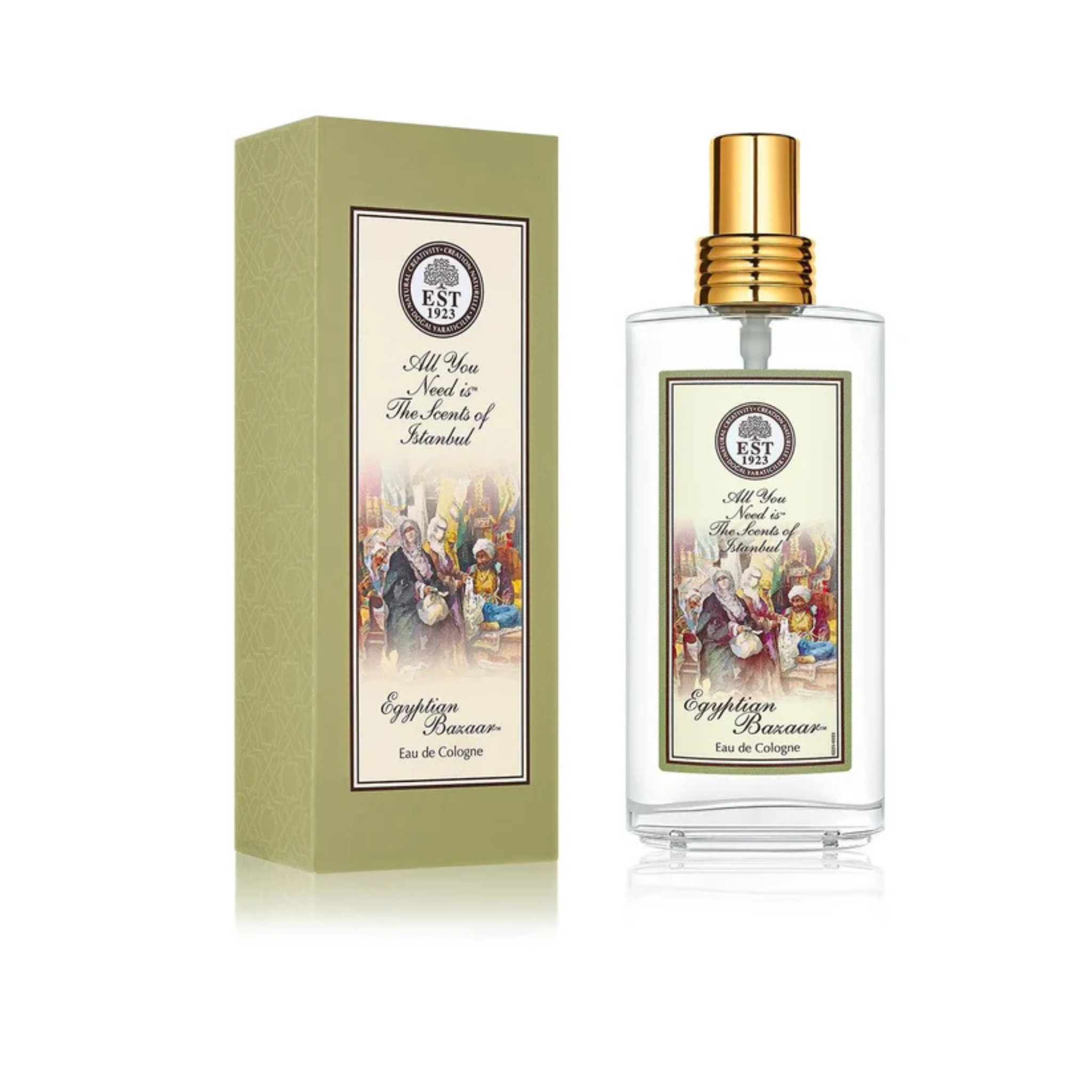 Eyüp Sabri Tuncer Egyptian Bazaar 150 ml Eau De Cologne – Fresh & Exotic Cologne Inspired by Istanbul’s Historic Spice Market