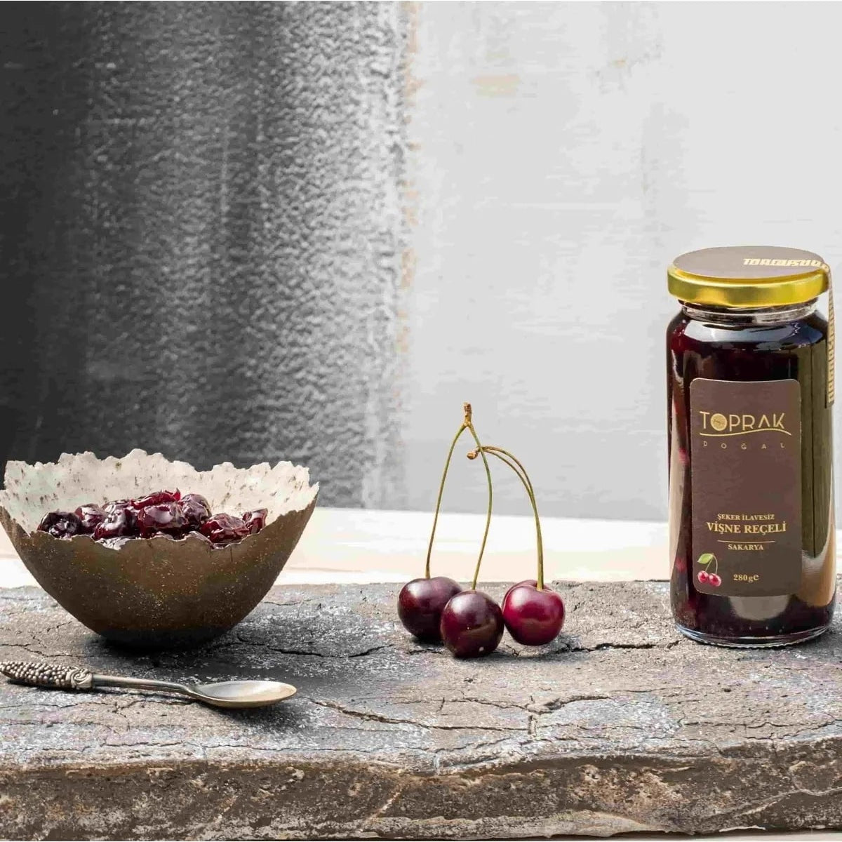 Toprak Dogal Sour Cherry Jam 280g