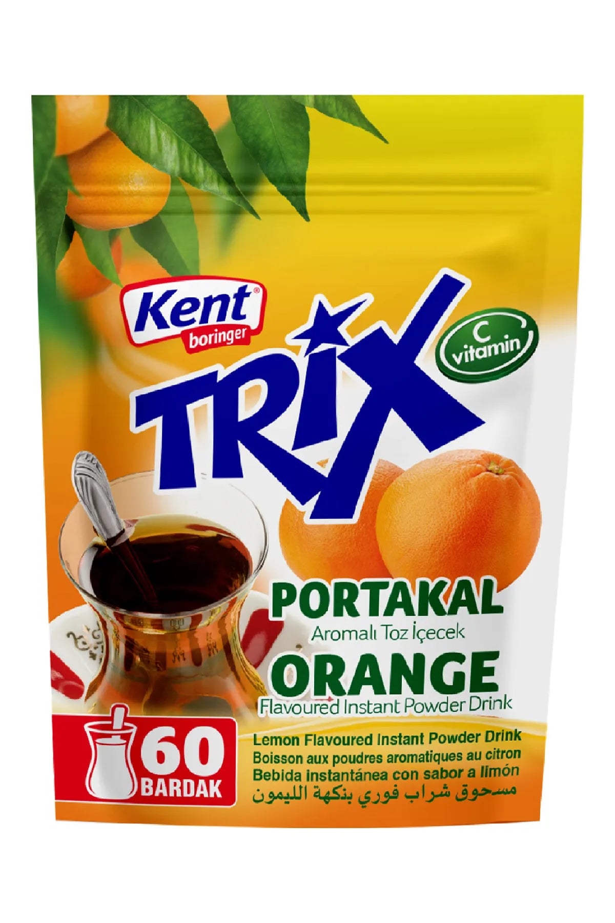 Kent Boringer Limon Orange drink 300 gr (60 glasses)