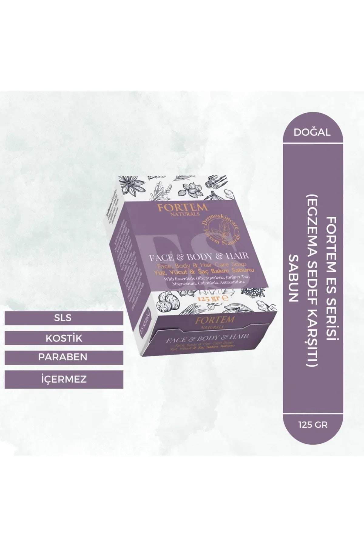 Fortem Face, Body & Hair Care Soap – Es Series (Anti-Eczema & Psoriasis)