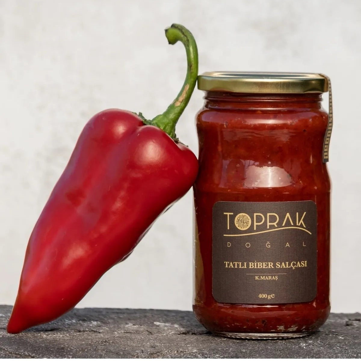 Toprak Dogal Sweet Pepper Paste 400g