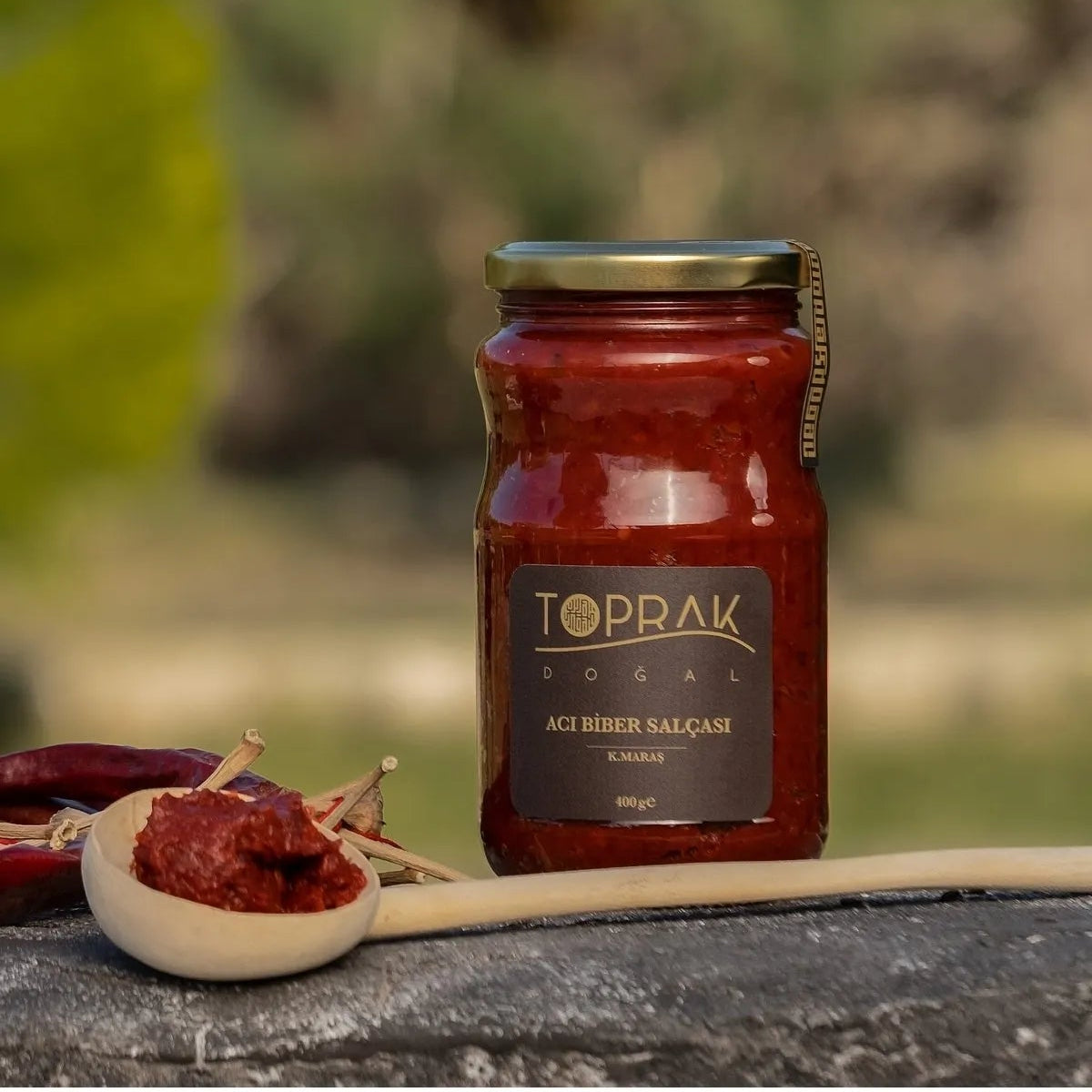 Toprak Dogal Hot Pepper Paste 400g