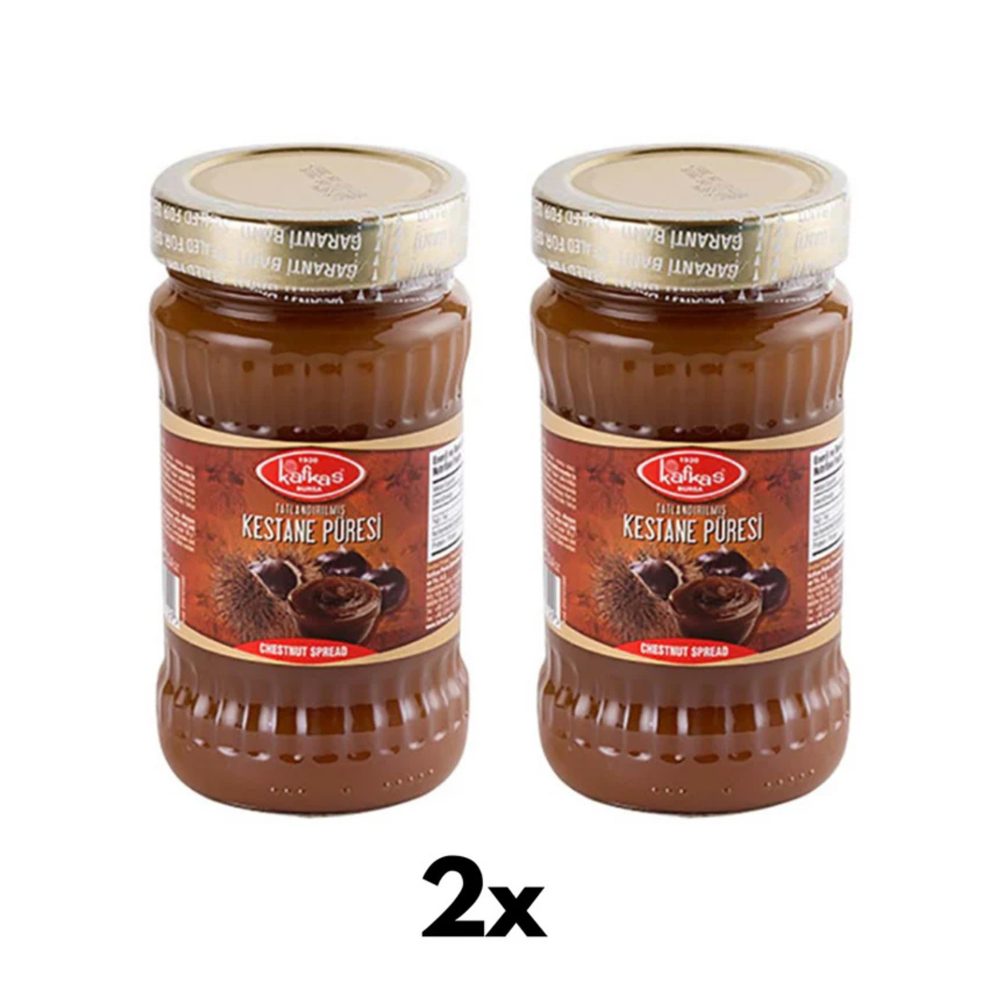 Kafkas Chestnut (Paste) Puree Jar 2 x 380 gr.