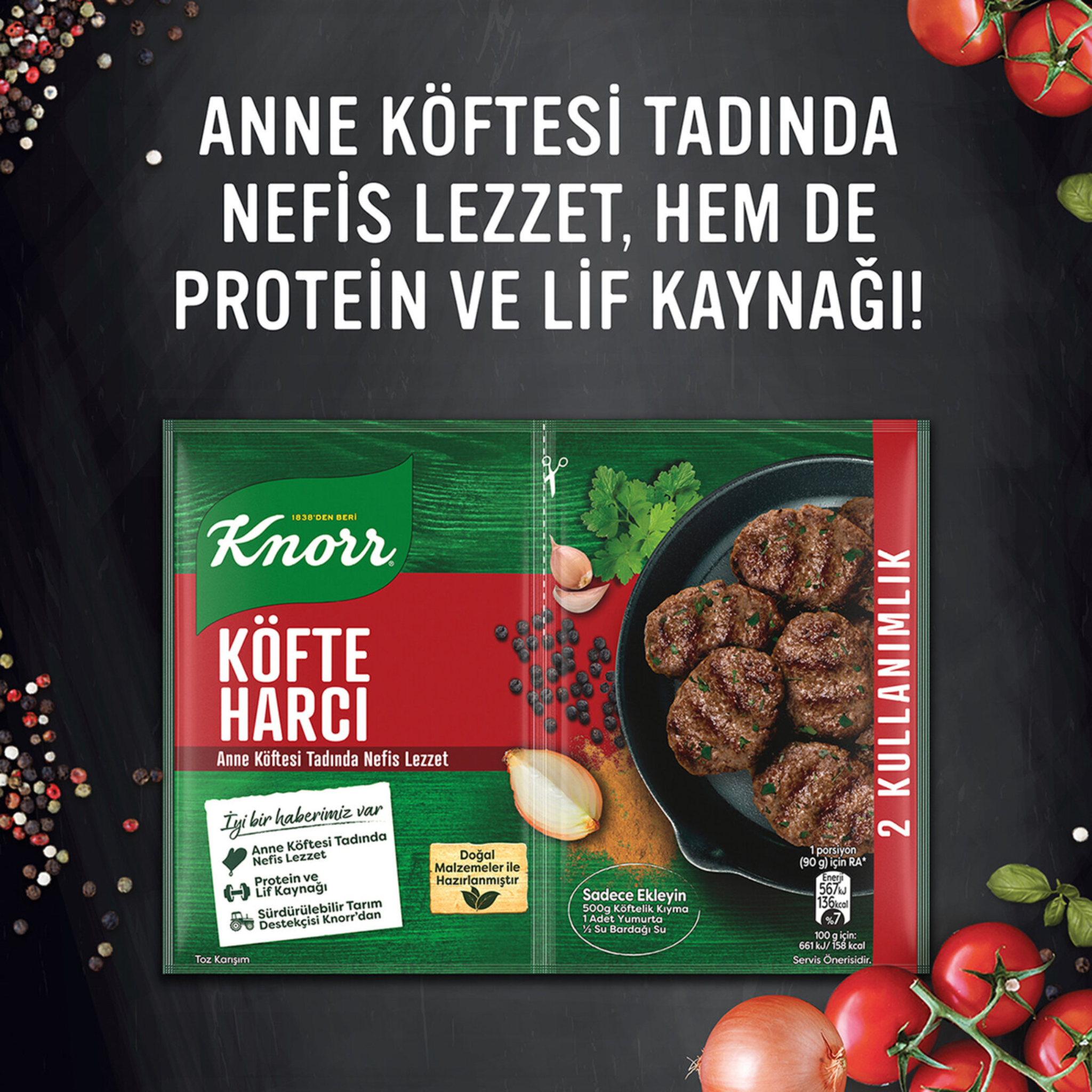 Knorr Authentic Köfte Harcı 82g