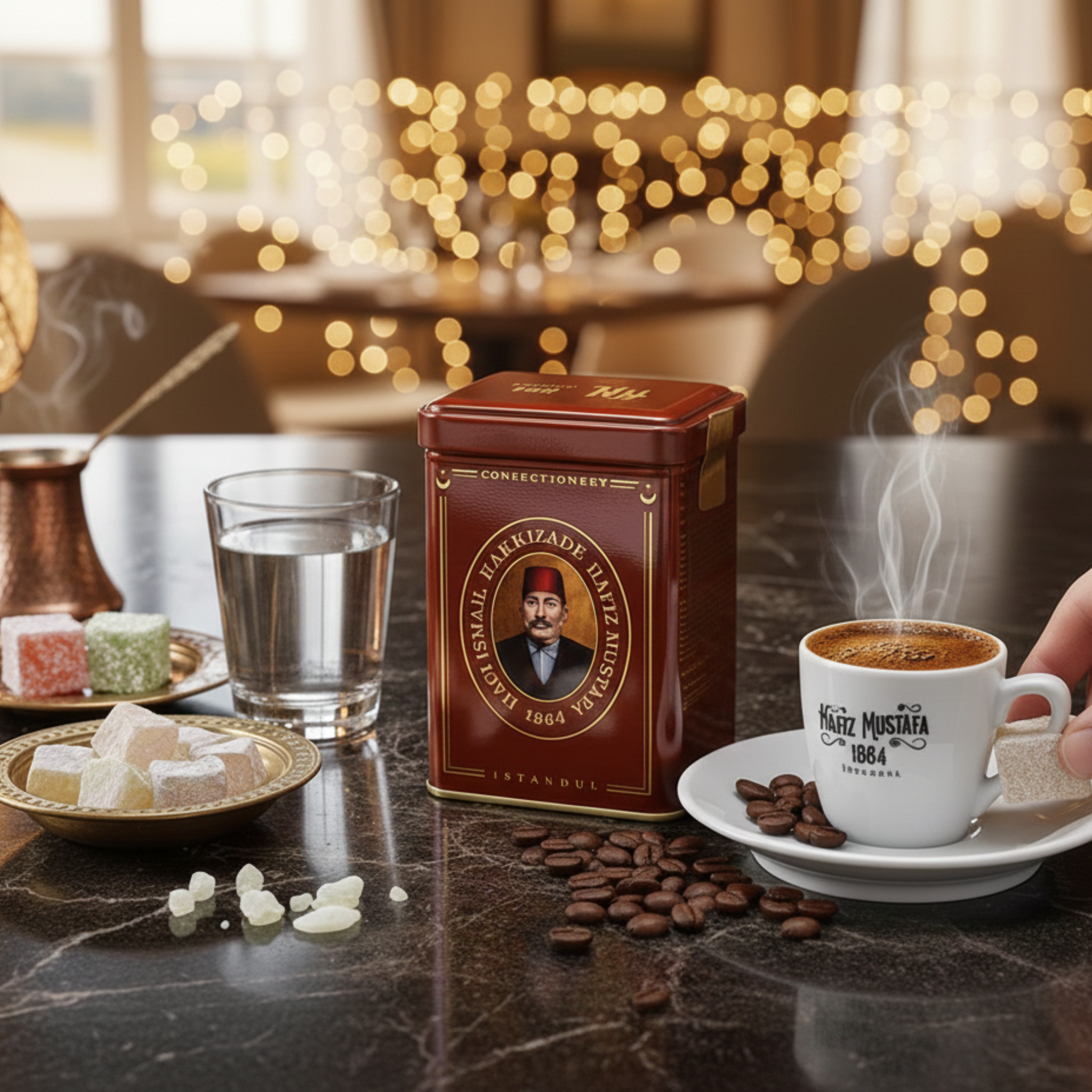 Hafiz Mustafa Turkish Coffee with Mastic 170 gr