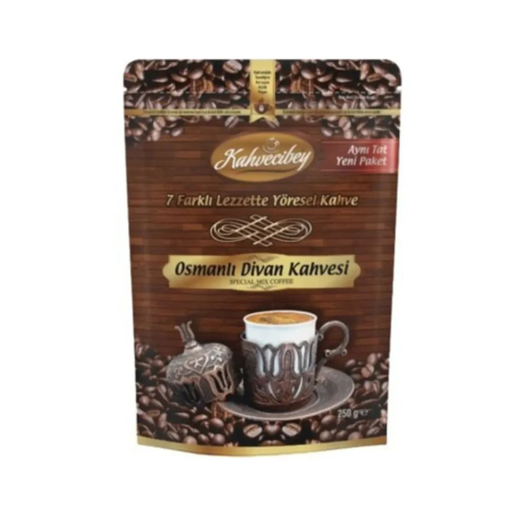 قهوة عثمانية من (Kahvecibey) 190 جرام – خلطة قهوة تركية مستوحاة من الديوان العثماني