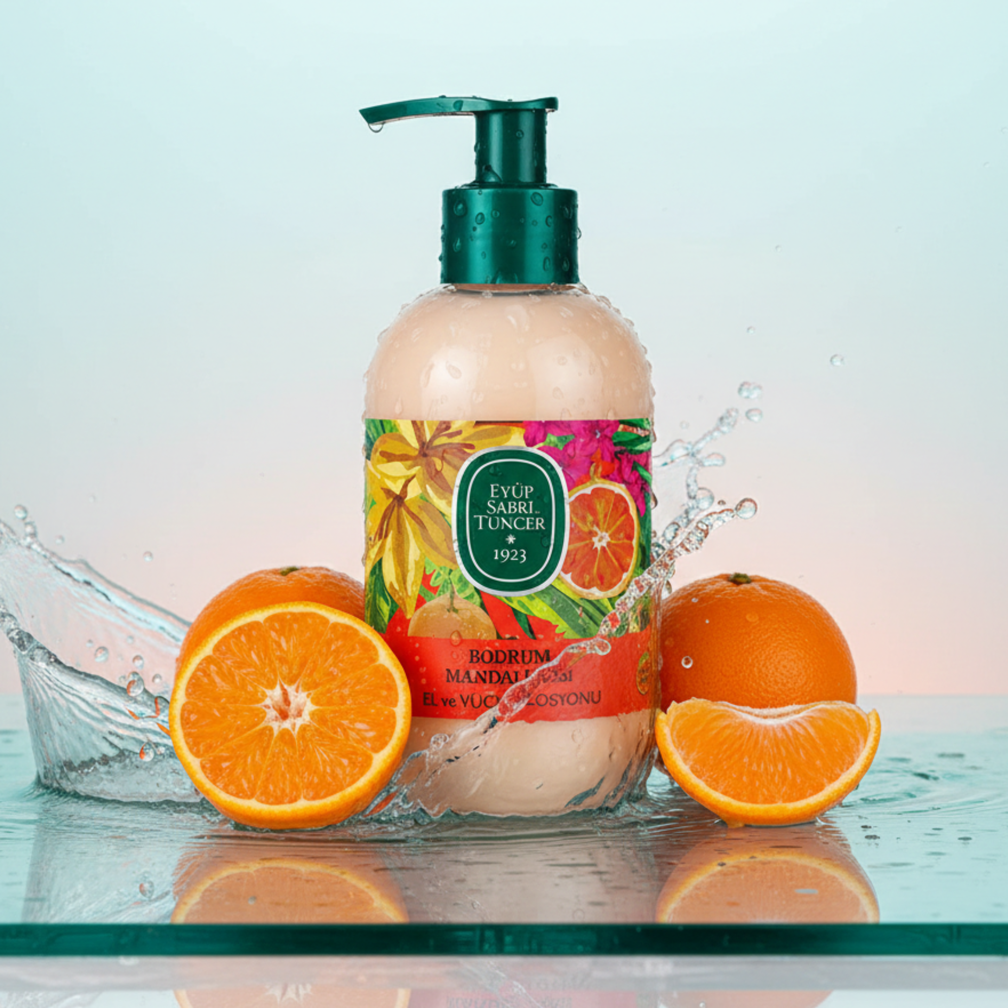 Eyüp Sabri Tuncer Bodrum Mandarin Hand & Body Lotion with Natural Olive Oil – Moisturizing Vegan Lotion (280ml)