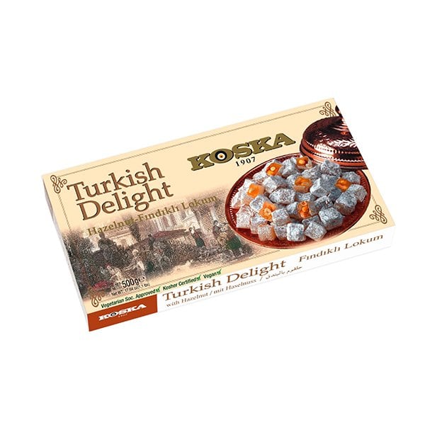 Koska Turkish Delight With Hazelnut (250gr , 500gr)