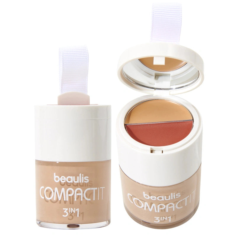 Beaulis Compact It – 3-in-1 Foundation, Blush & Concealer