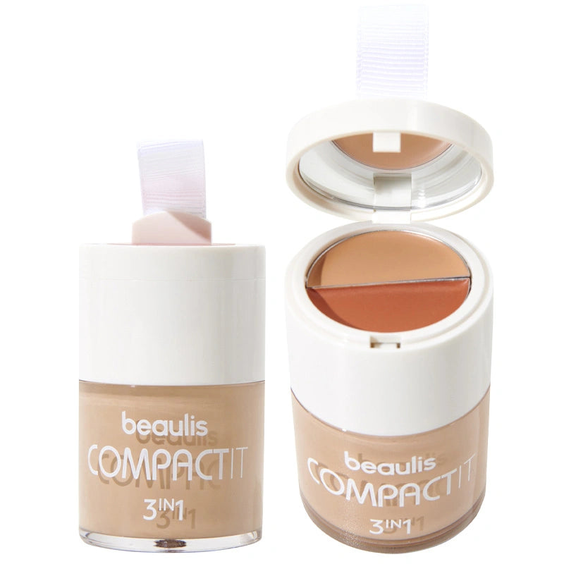 Beaulis Compact It – 3-in-1 Foundation, Blush & Concealer