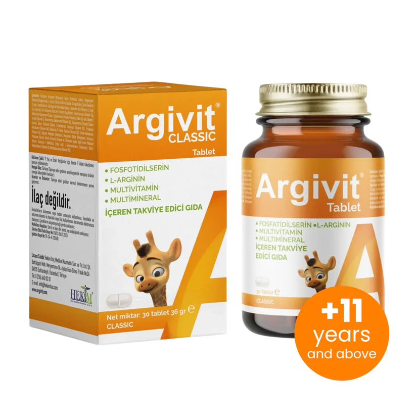 Argivit Classic – Immune & Mental Performance Support Supplement (30 Tablets)