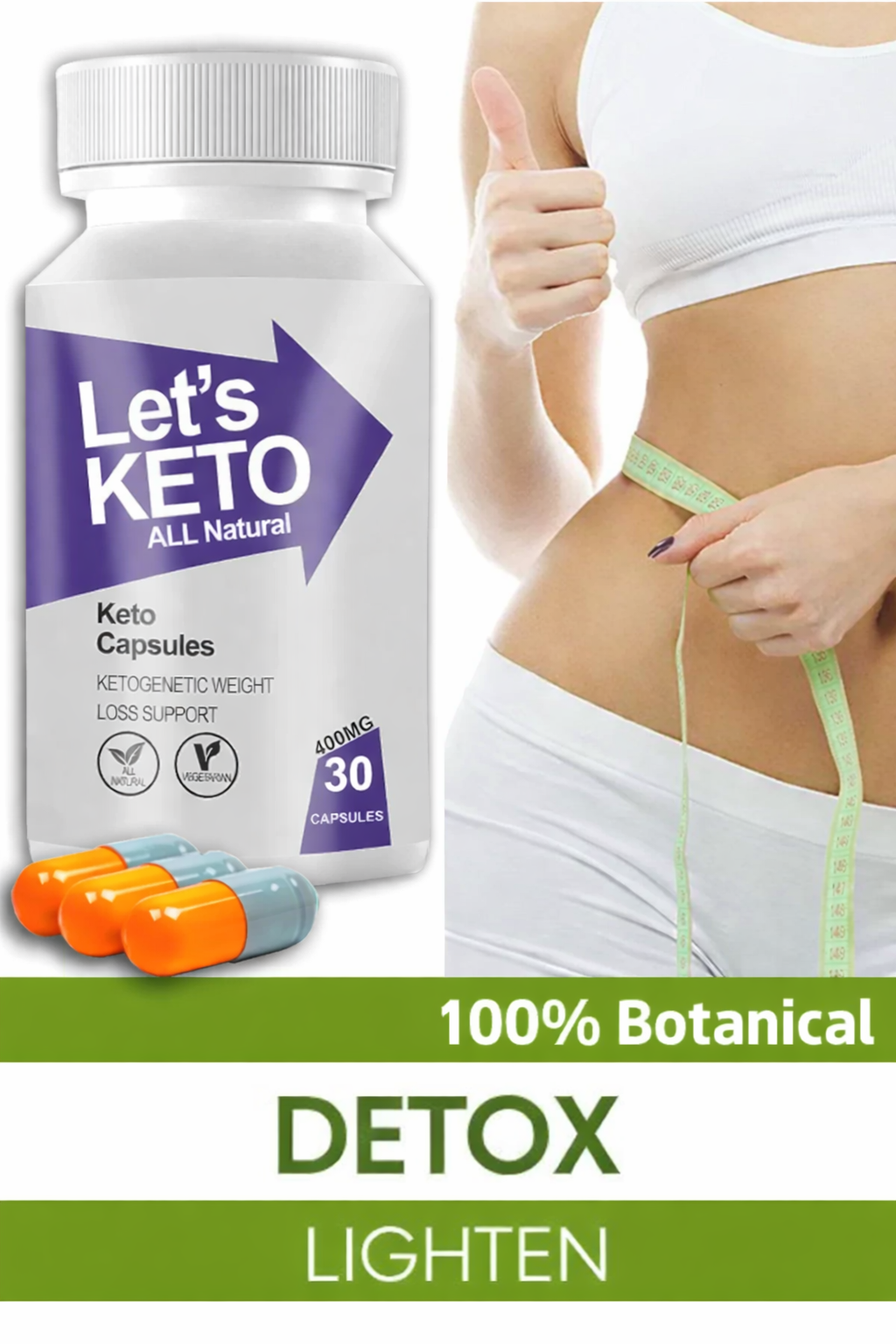 Let's Keto Slim Herbal Capsules 30 Capsules