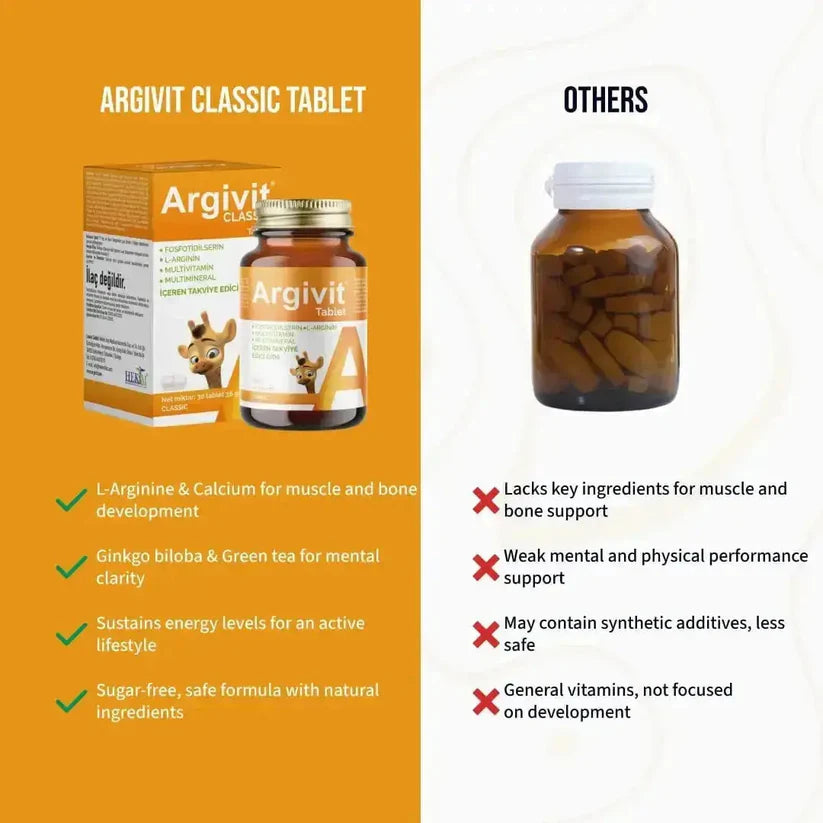 Argivit Classic – Immune & Mental Performance Support Supplement (30 Tablets)