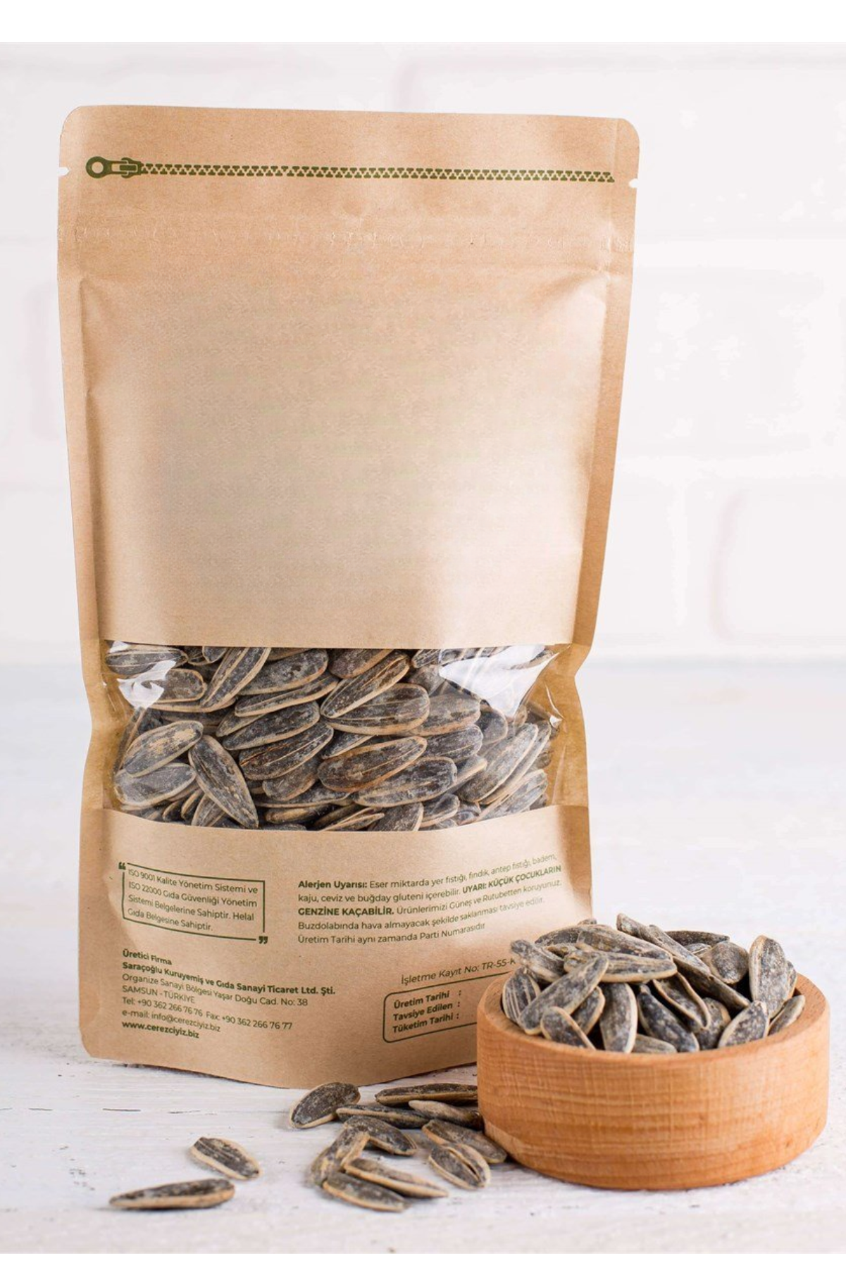 Roasted Black Sunflower Seeds