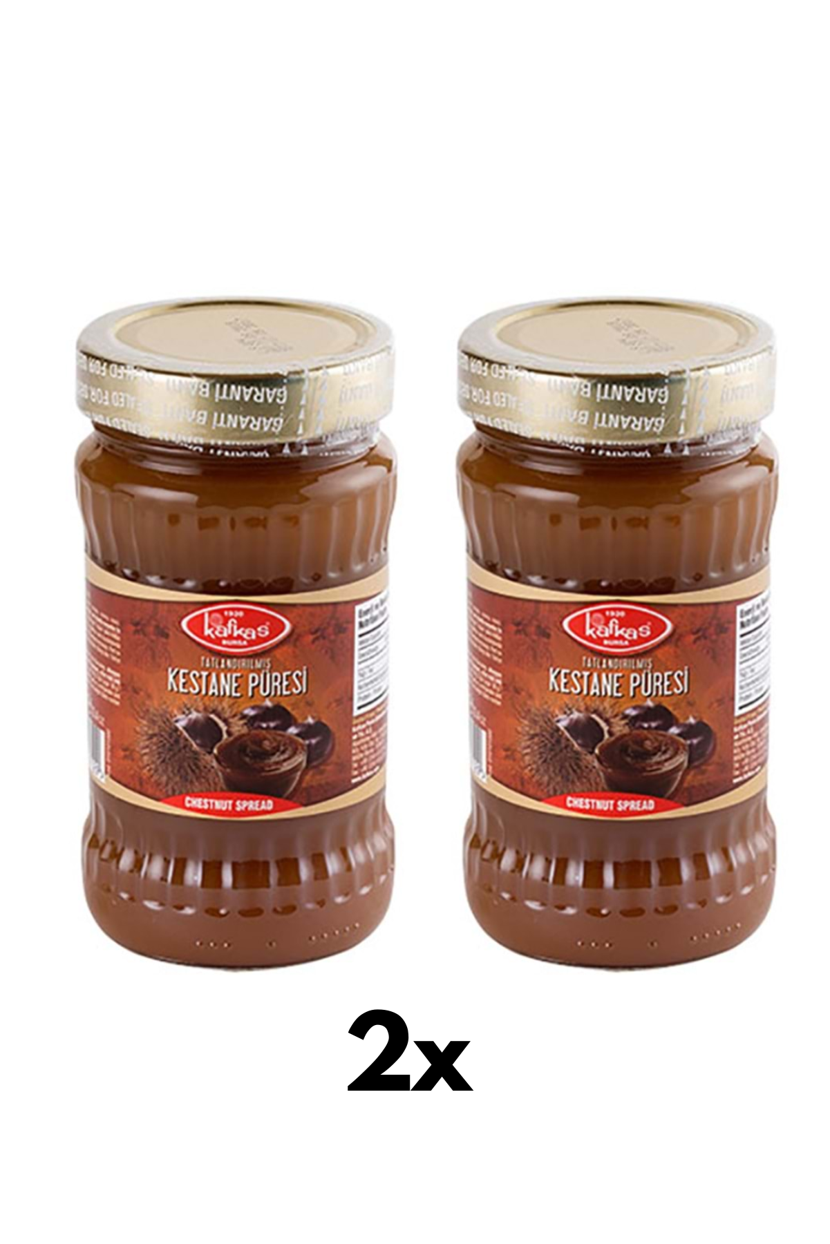 Kafkas Chestnut (Paste) Puree Jar 2 x 380 gr.