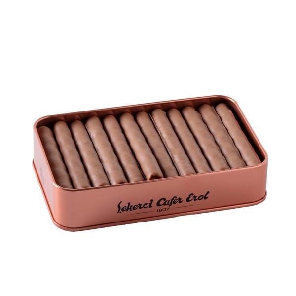 Şekerci Cafer Erol Milk Chocolate & Cocoa Hazelnut Crepe Bites 250g