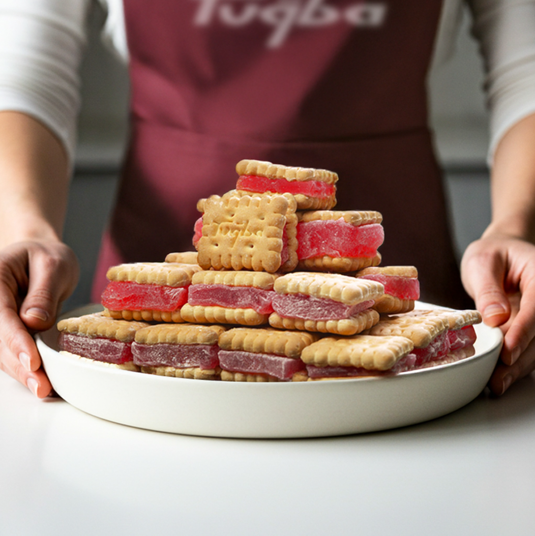 Tuğba Kuruyemiş Mini Biscuit Turkish Delight – 50 Pieces